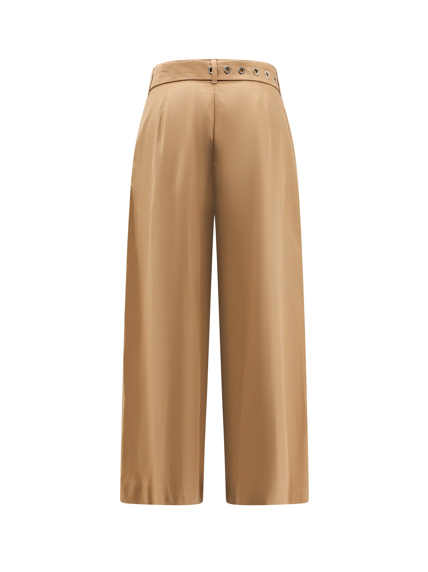 'S MAX MARA COTTON TROUSER WITH FRONTAL PINCES