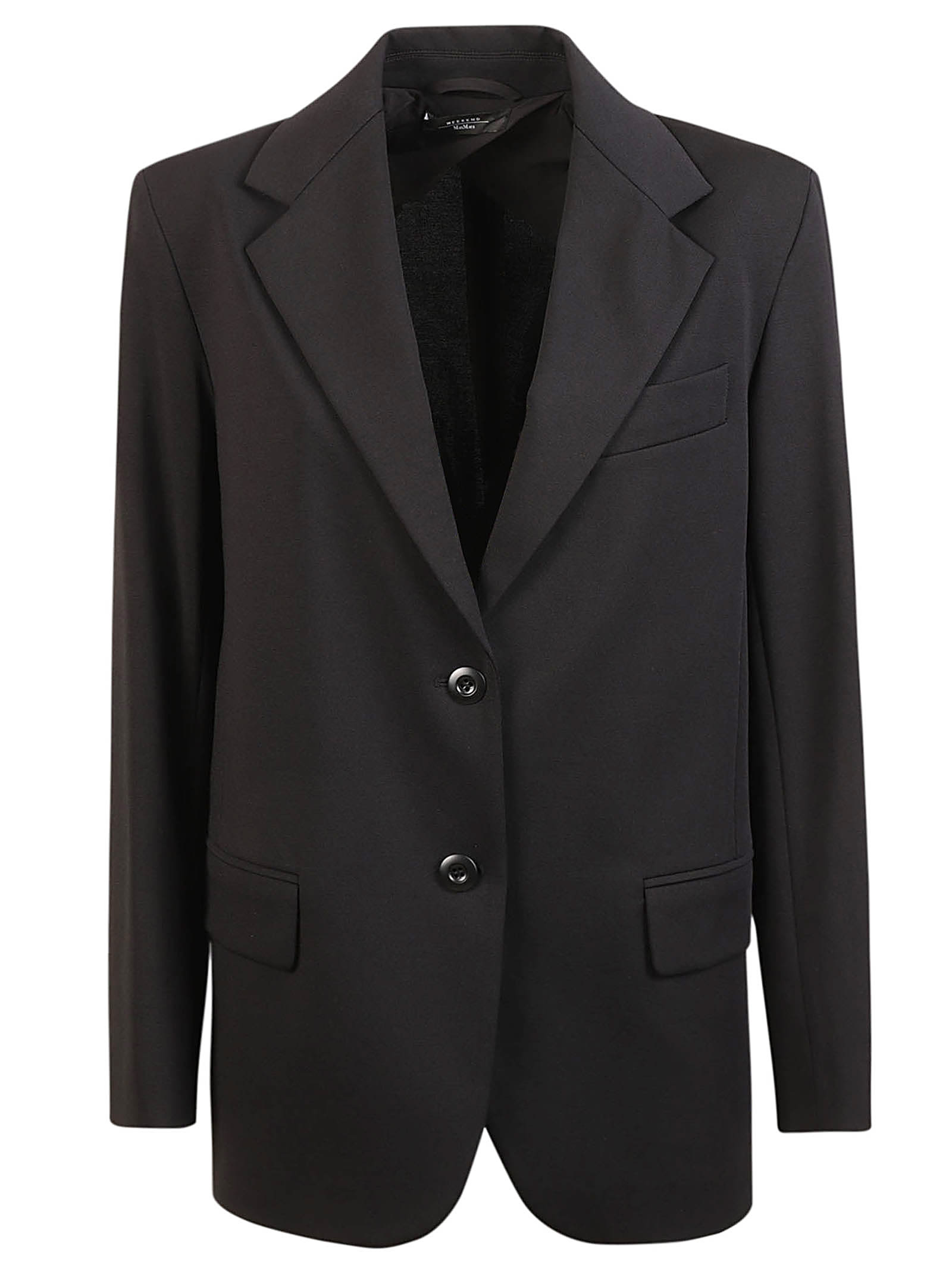 Shop Weekend Max Mara Erik Blazer In Black