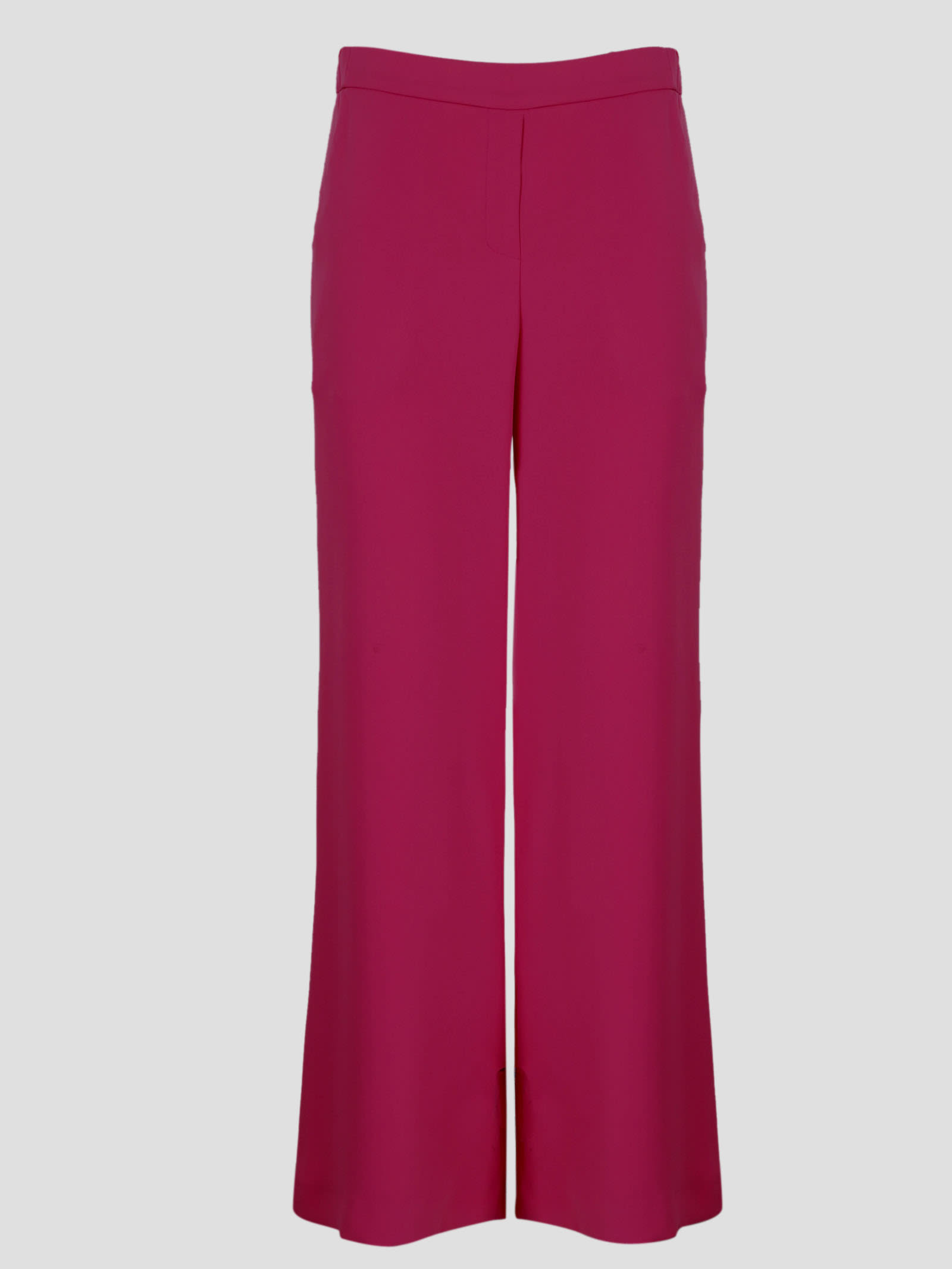 Shop P.a.r.o.s.h Panty Wide Leg Trousers In Pink & Purple