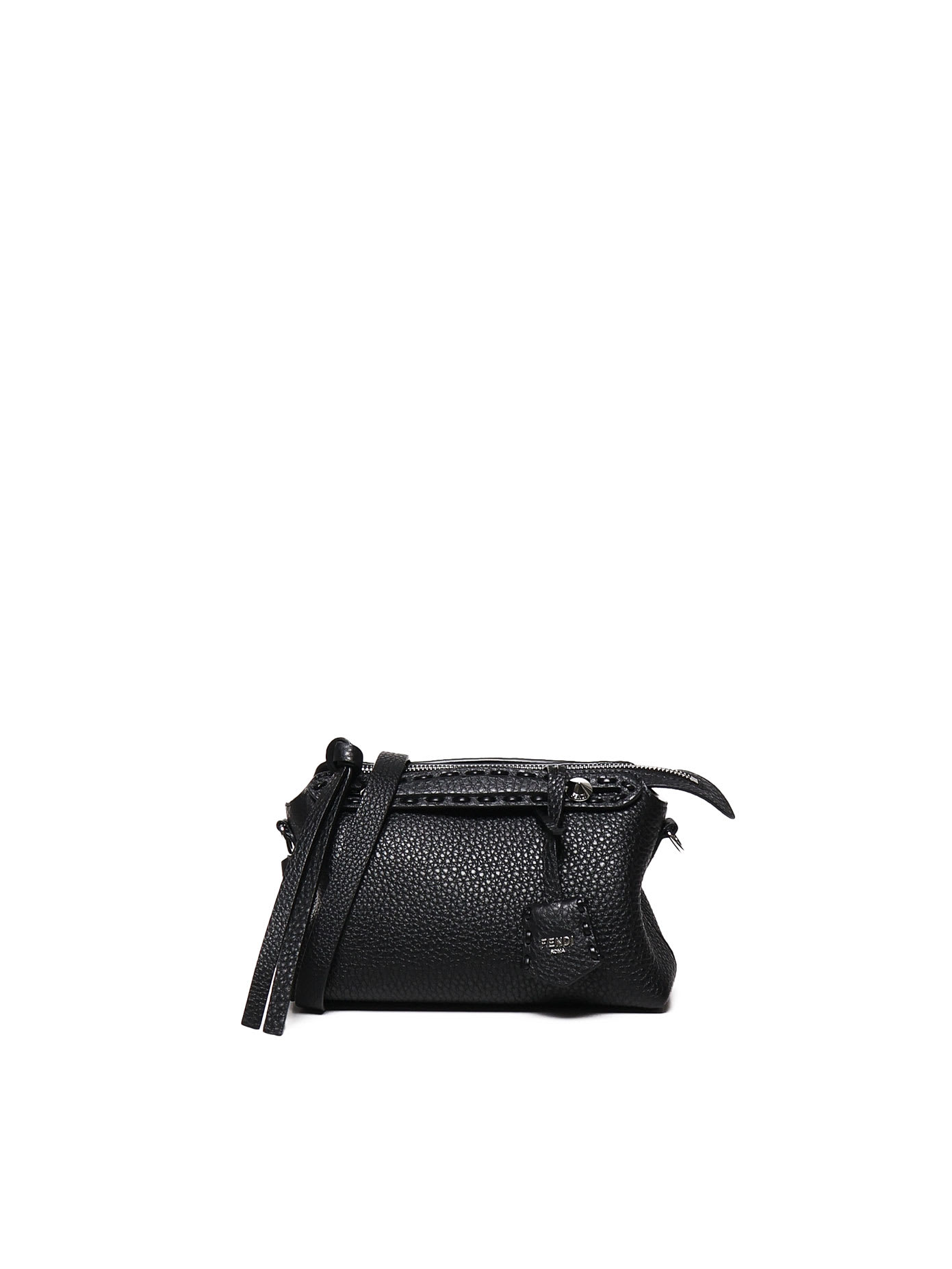 Fendi Mini By The Way In Calfskin In Black