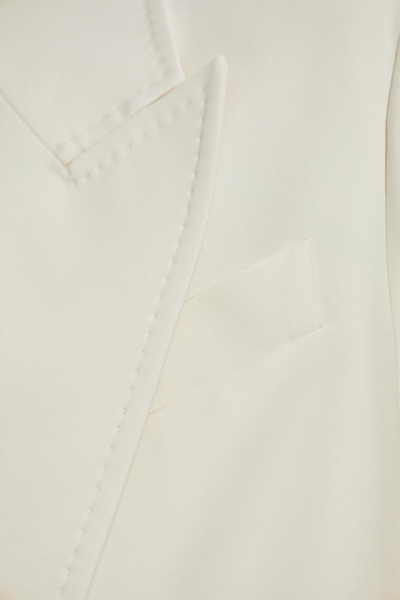 Max Mara Suez Double-breasted Blazer In White