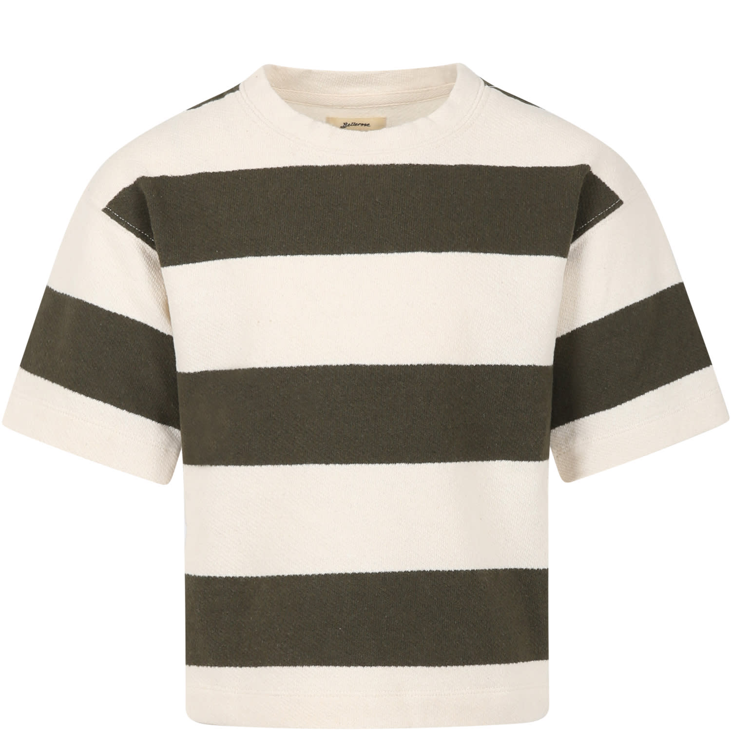 Bellerose Kids' Multicolor Striped T-shirt For Boy