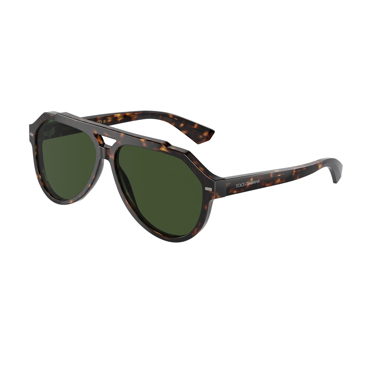 Shop Dolce &amp; Gabbana Eyewear Dg4452 Linea Banano 502/71 Havana Sunglasses In Marrone