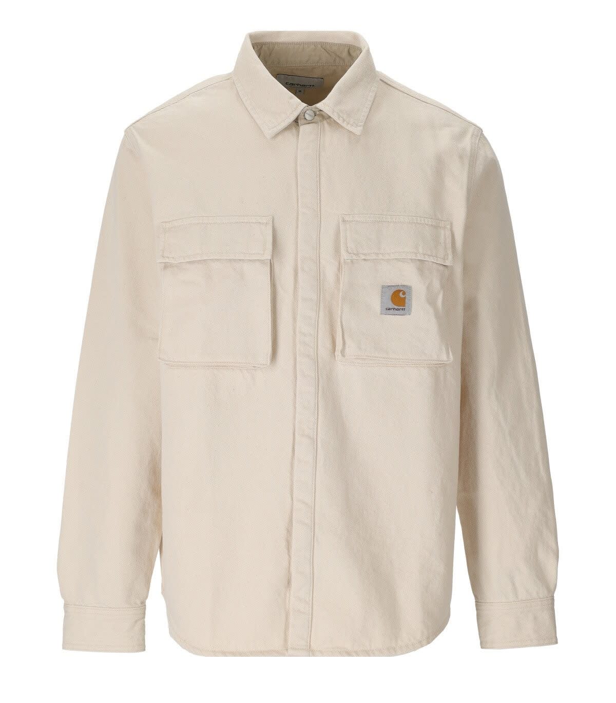 Carhartt Wip Monterey Shirt Jacket In Crema