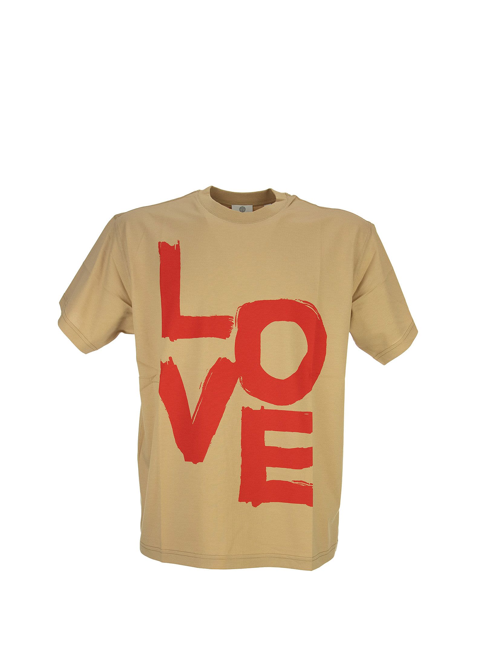 Burberry Axton - Love Print Cotton Oversized T-shirt