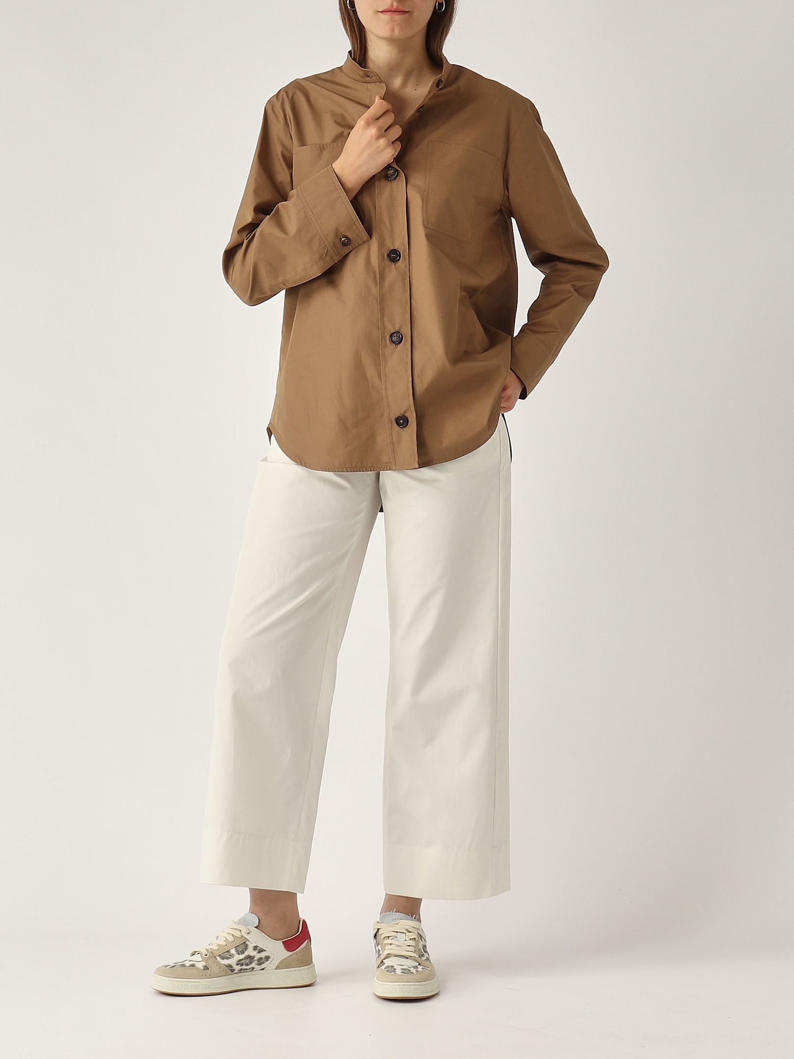 S Max Mara Argento Trousers In Neutral