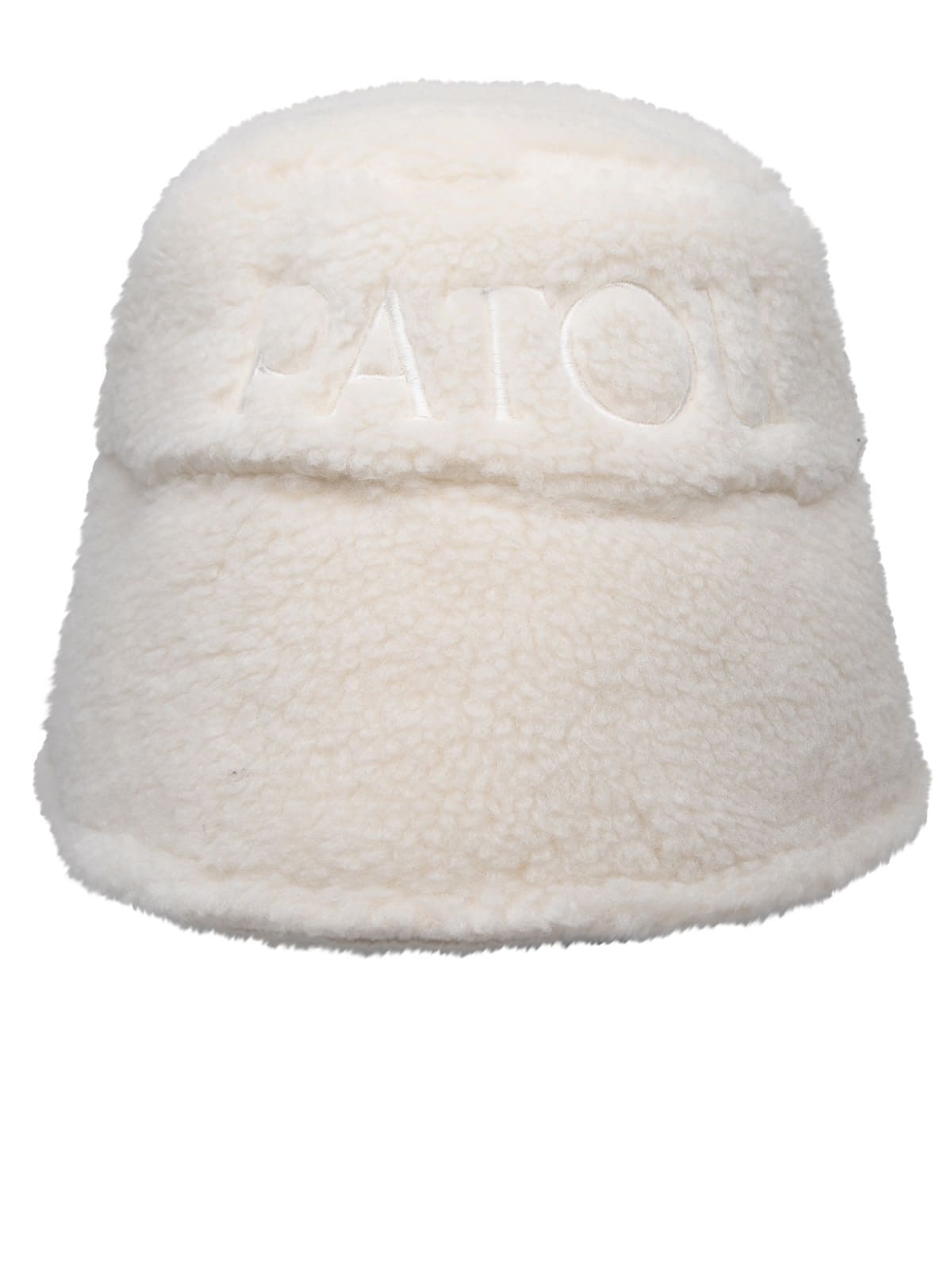 Shop Patou Ivory Cotton Blend Hat In White