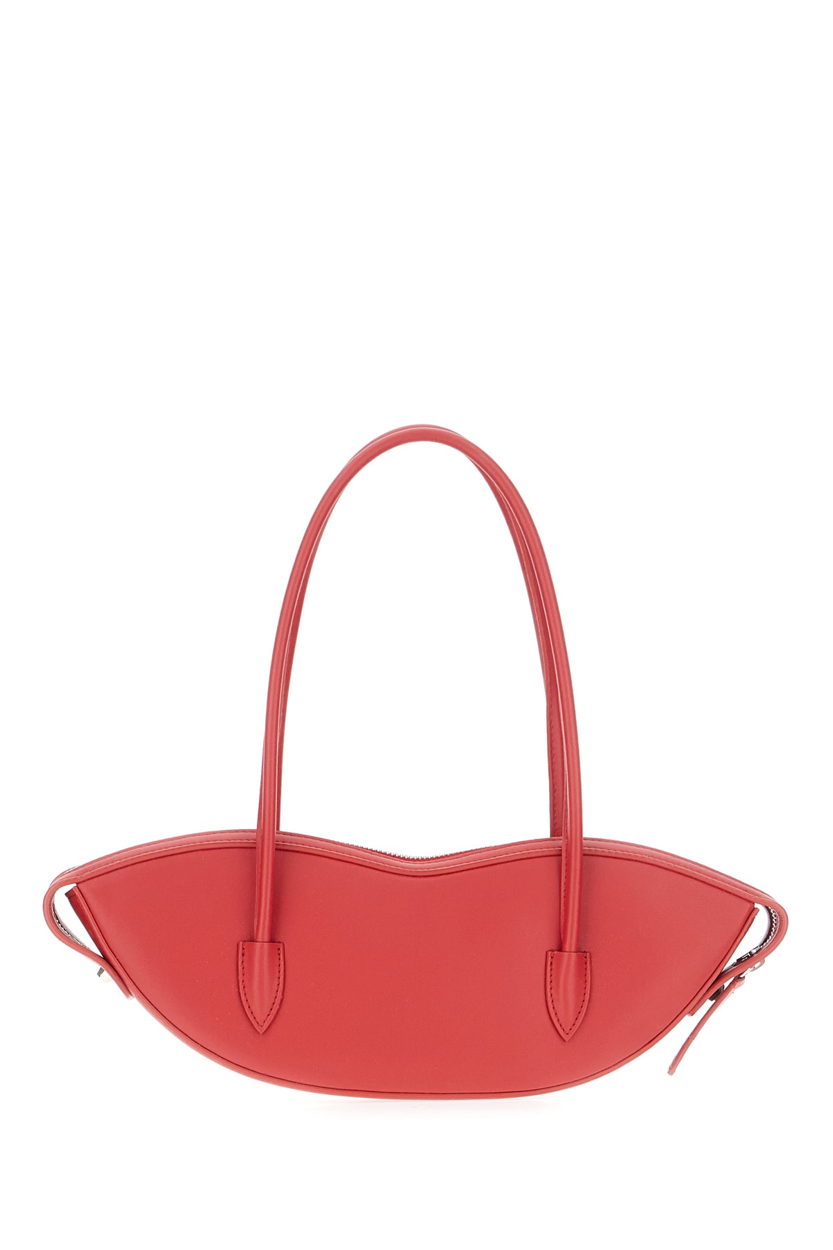 Fiorucci Red Synthetic Leather Lips Handbag In Red