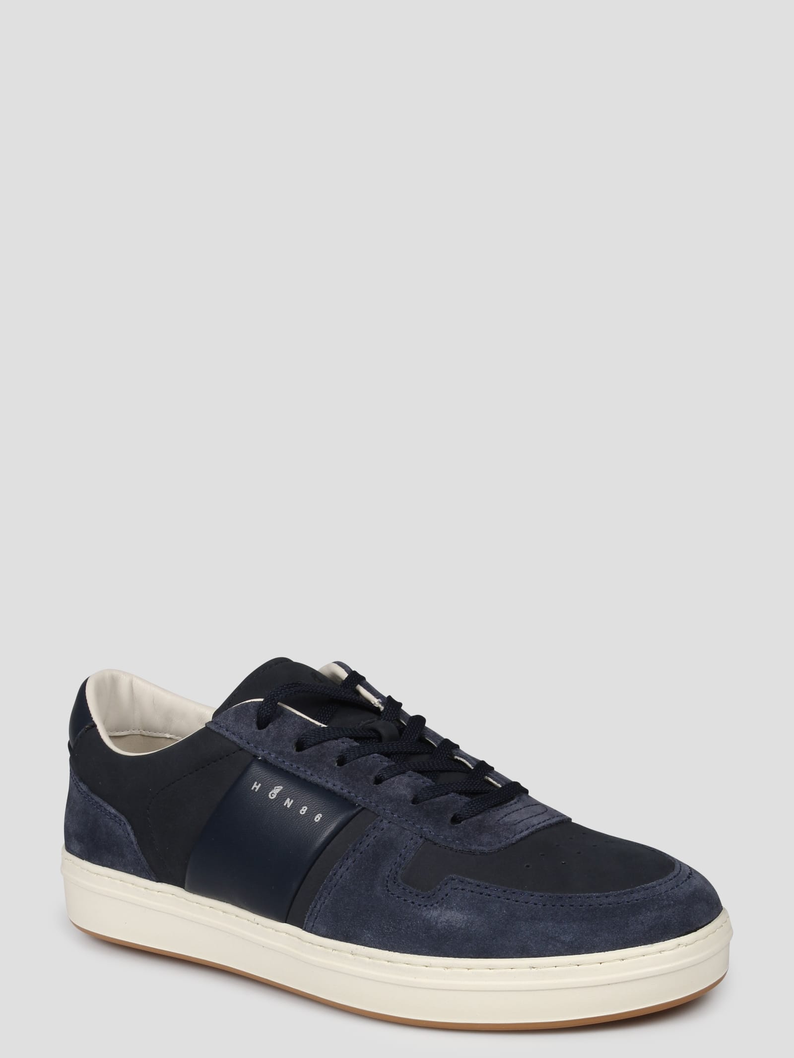 Shop Hogan H-tv668 Sneakers In Blue