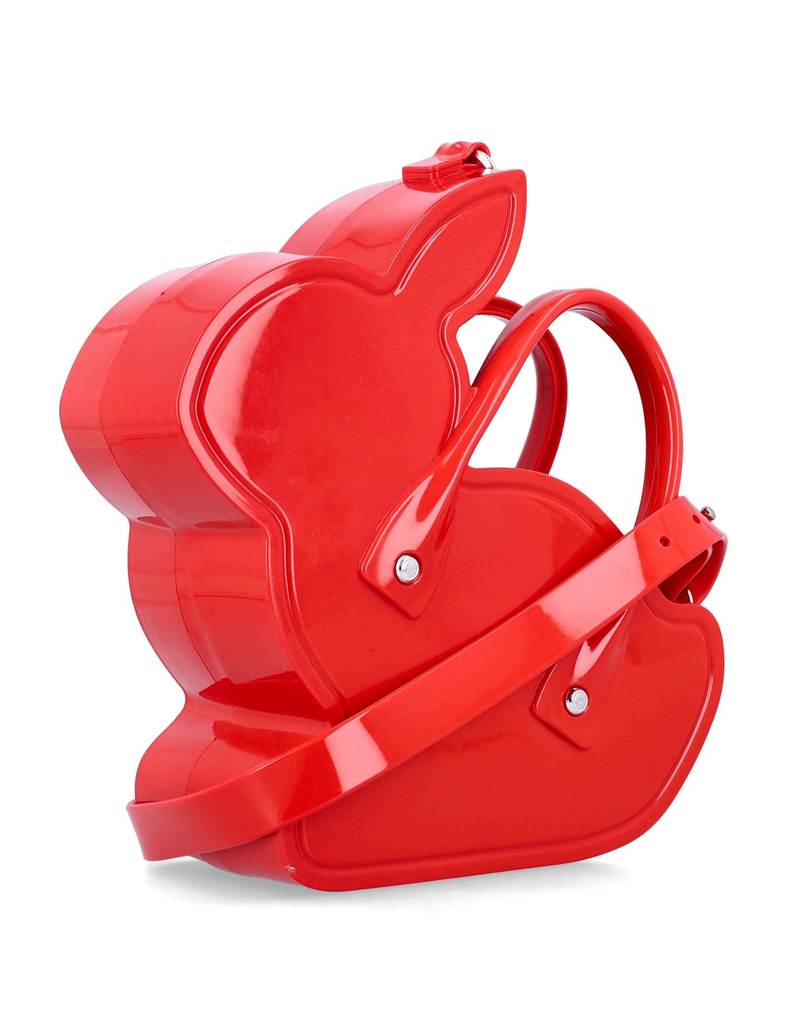 Comme Des Garcons Girl Comme Des Garçons X Melissa Bunny-shaped Handbag In Red