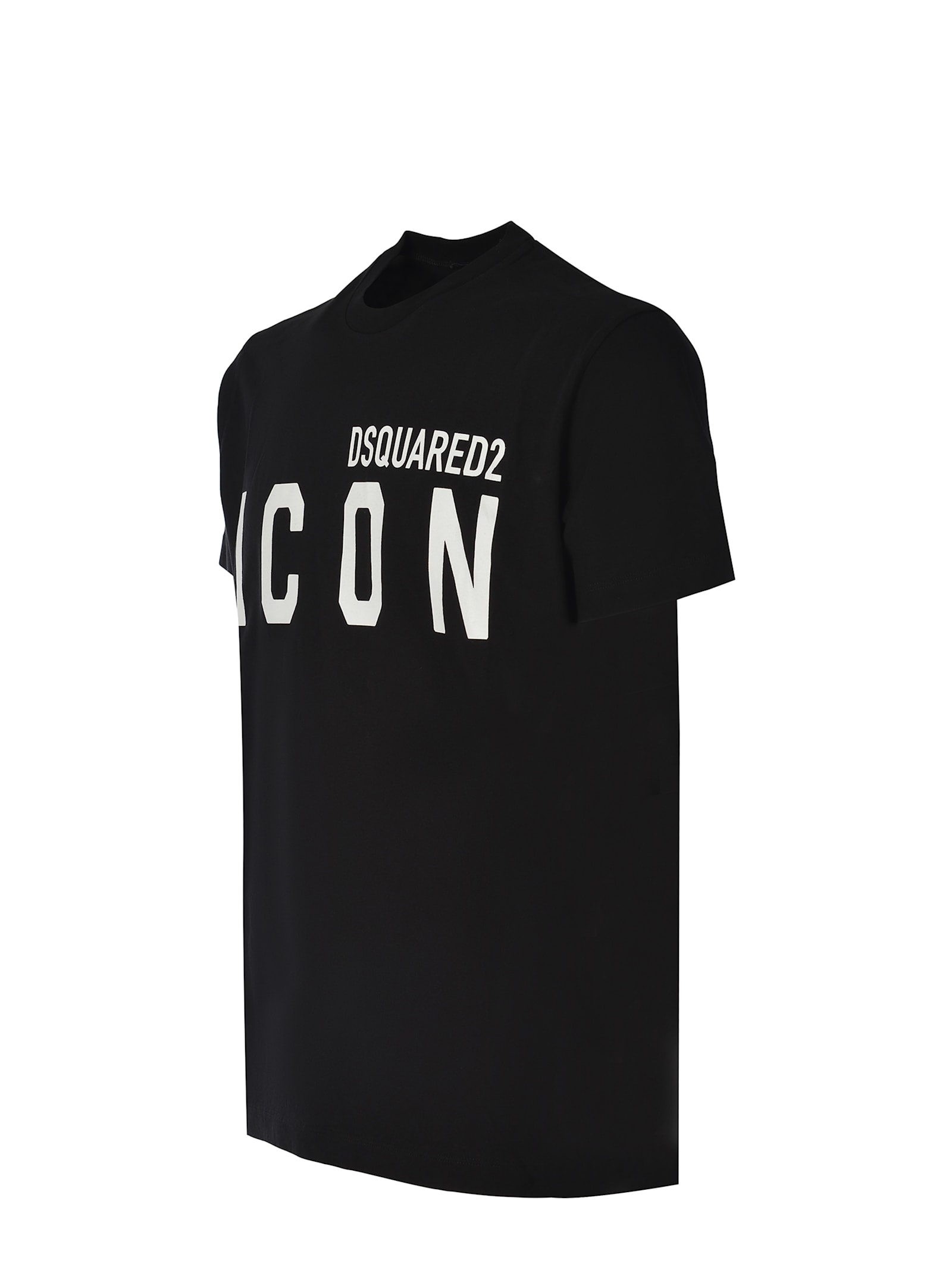 Shop Dsquared2 T-shirt  Icon Made Of Cotton Jersey In Black