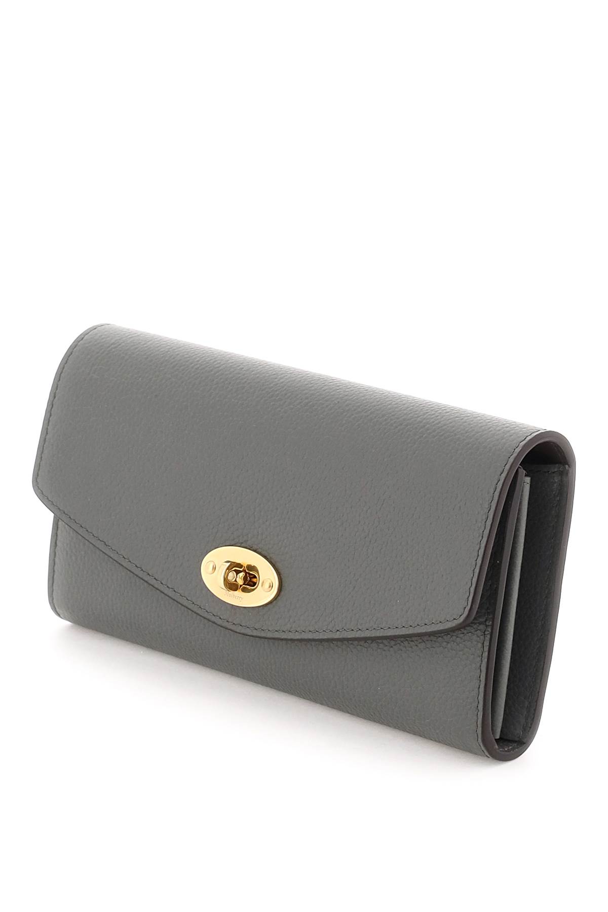Shop Mulberry Darley Wallet In Charcoal (grey)
