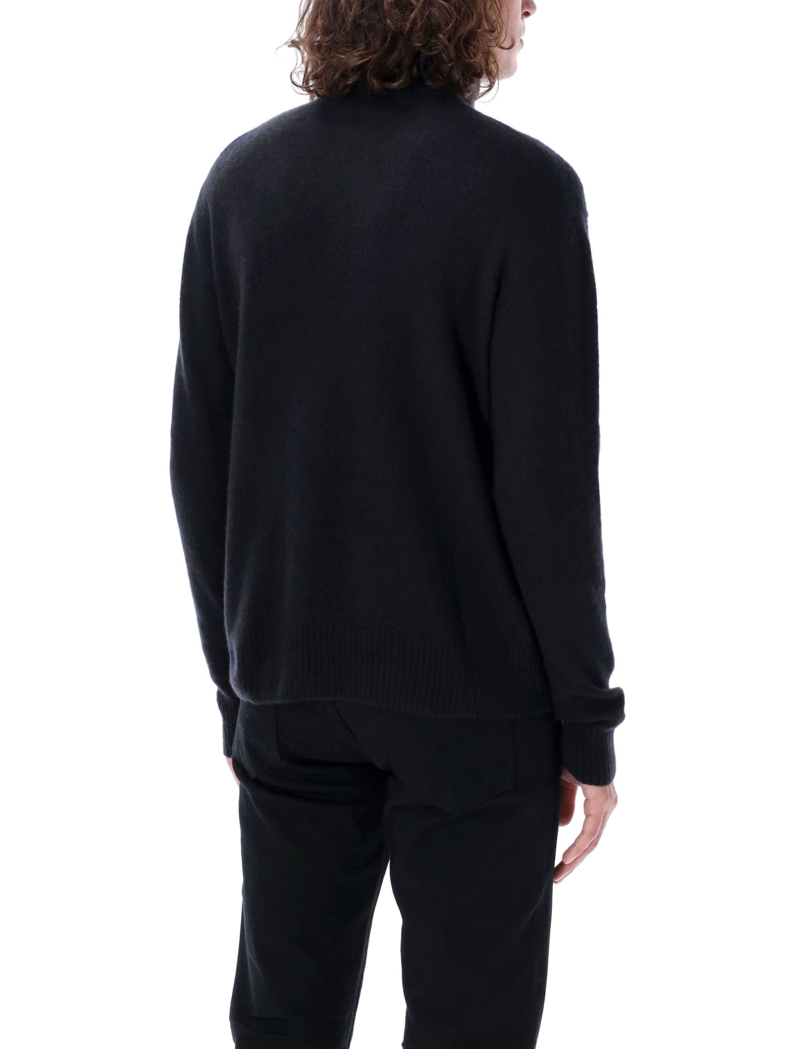 Shop Tom Ford High Neck Cashmere Sweater In Black