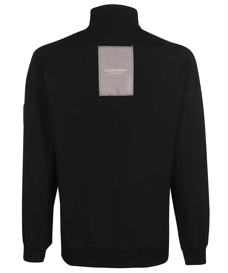 A-cold-wall* Full Zip Cotton Hoodie In Black