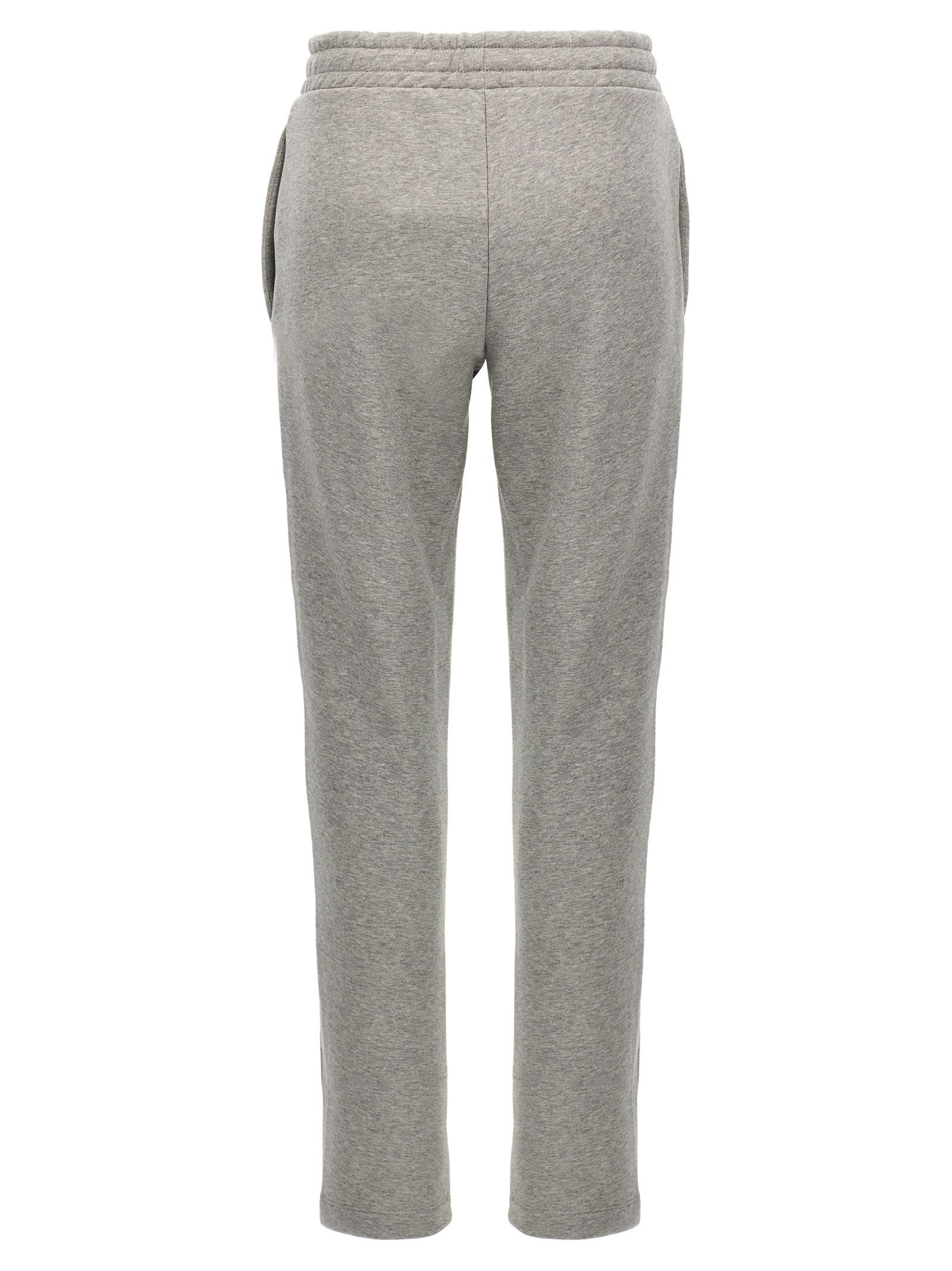 Shop Attico Logo Joggers In Gray