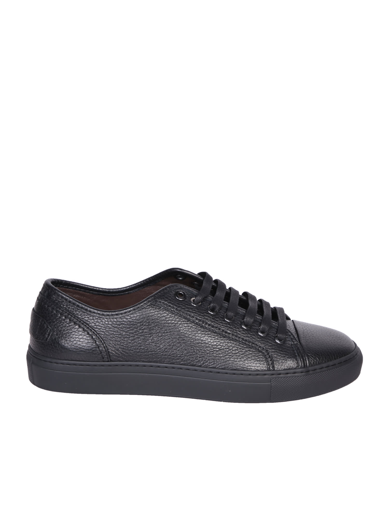 BRIONI LOW BLACK SNEAKERS