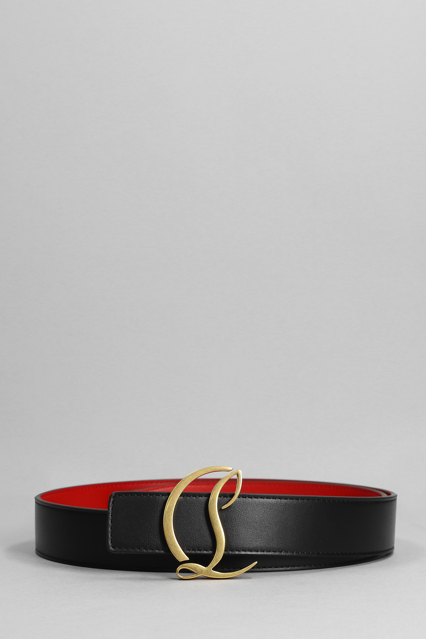 Christian Louboutin Belts In Black Leather