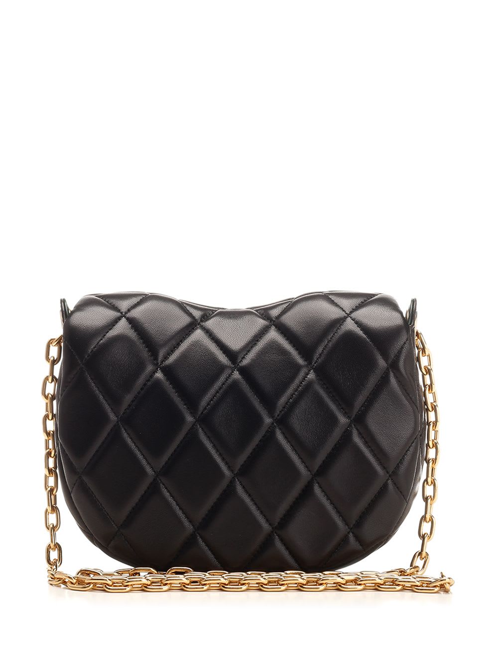 Burberry Rocking Horse Quilted Leather Crossbody Bag In Black