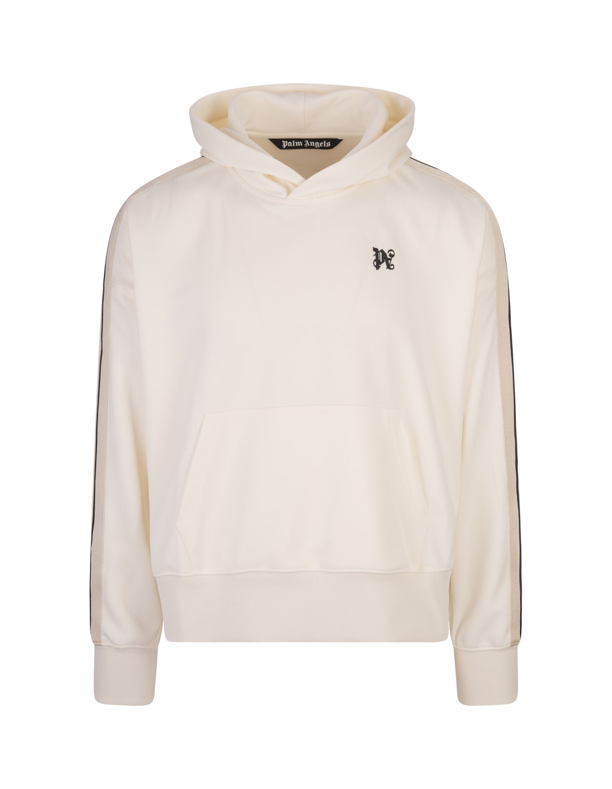 White Monogrammed Hoodie