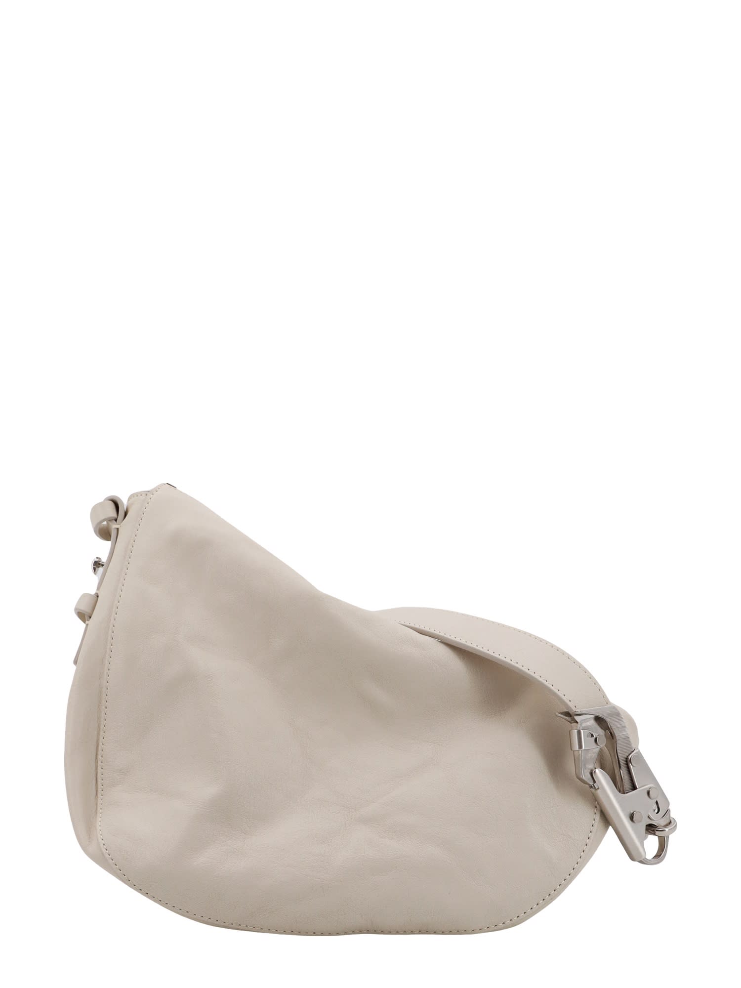Shop Burberry Knight Shoulder Bag In White