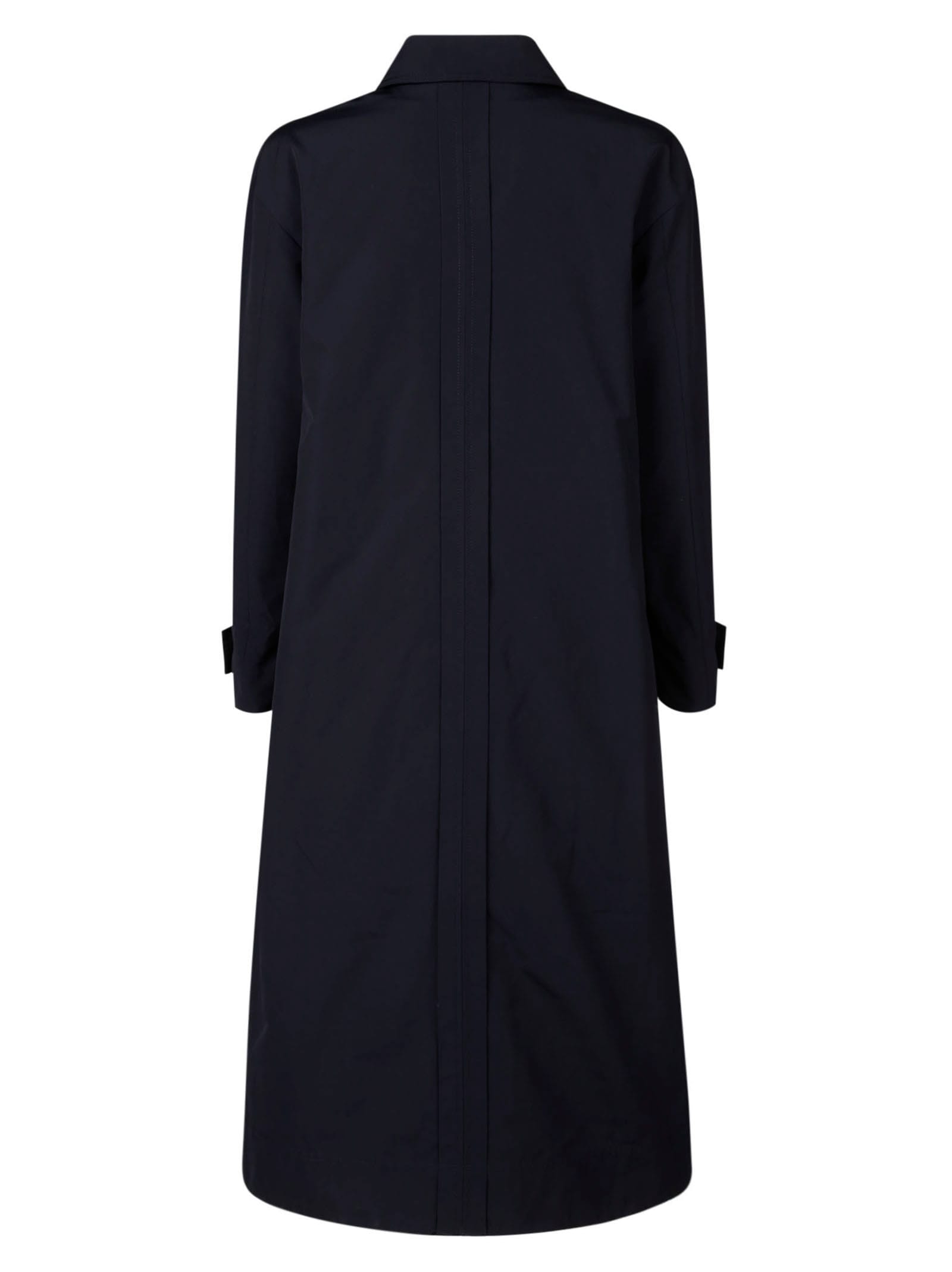 Shop Aspesi Coat Eleanor In Blunavy