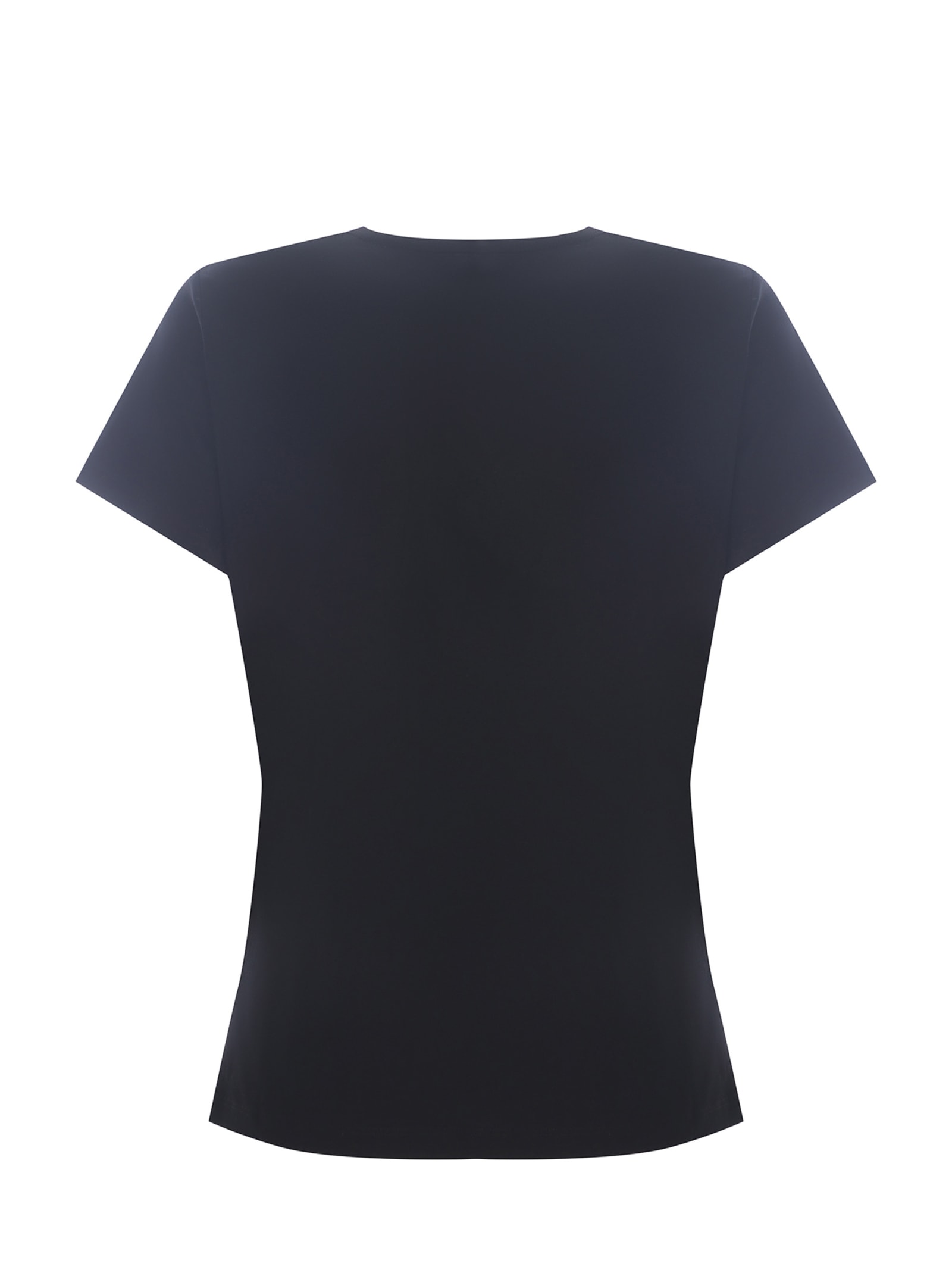 Shop Pinko T-shirt  Turbato Made Of Cotton Jersey In Black