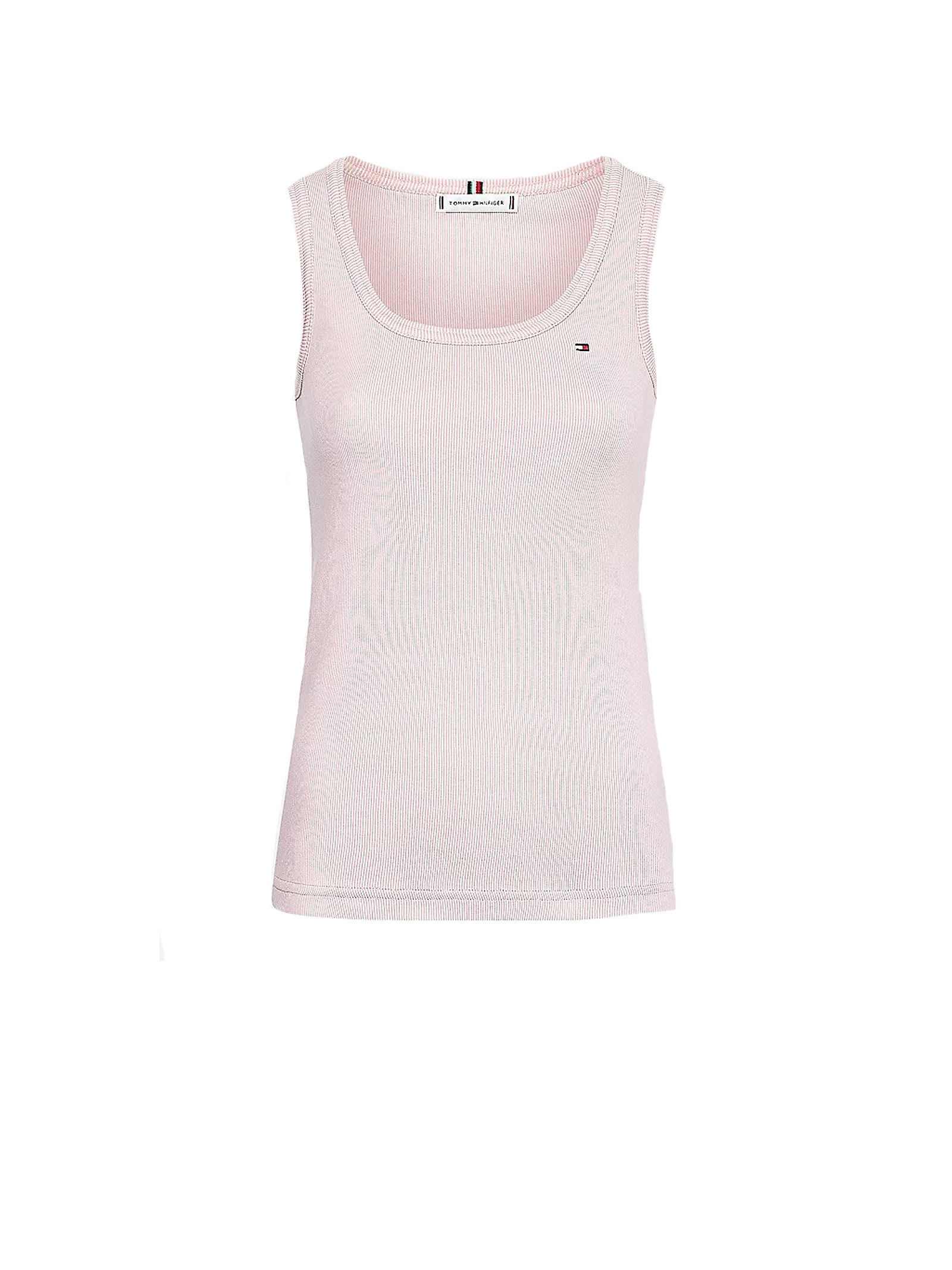 Tommy Hilfiger Tank Top In Pink Cotton