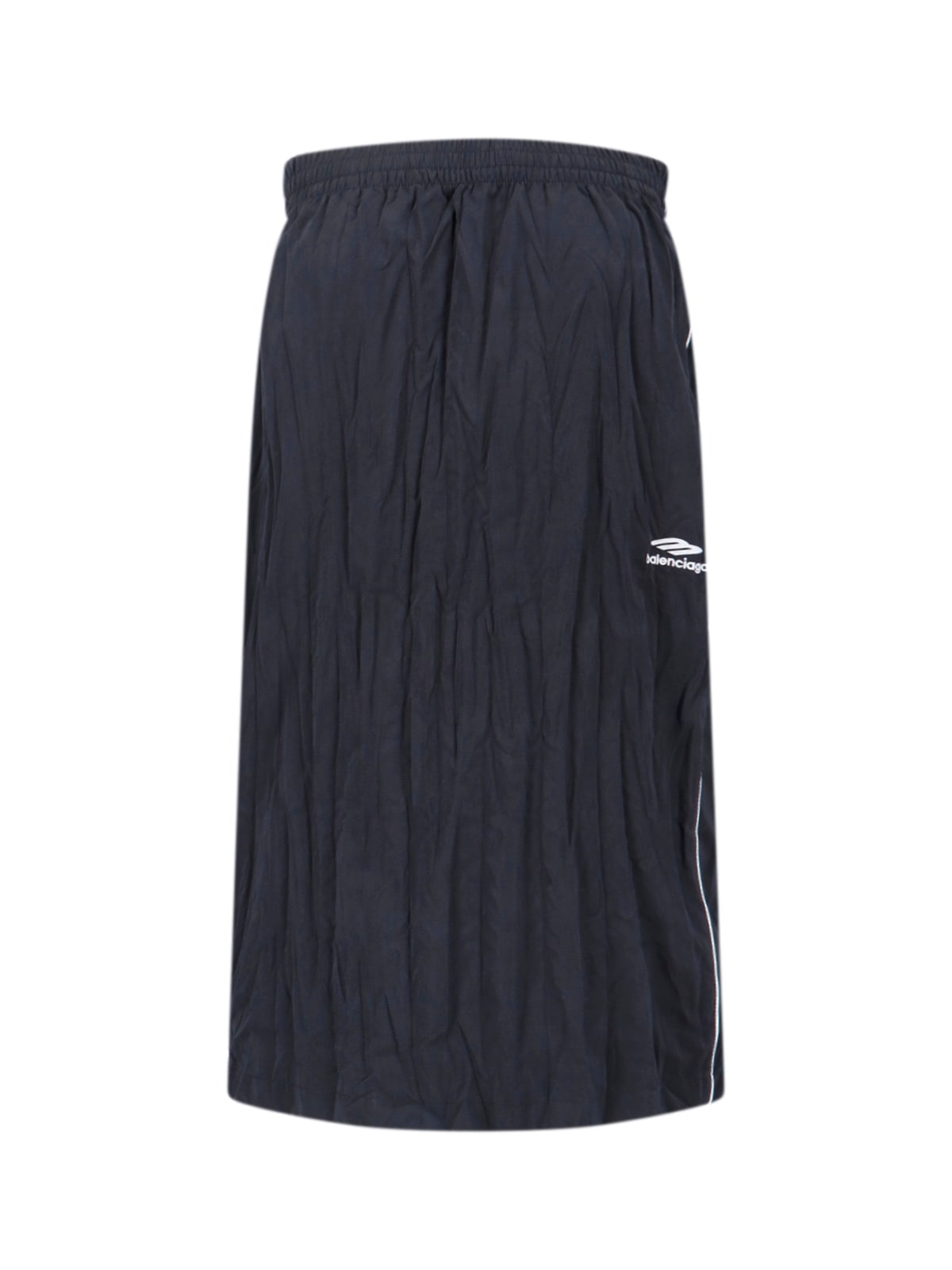 Balenciaga Logo Midi Dress In Animal Print