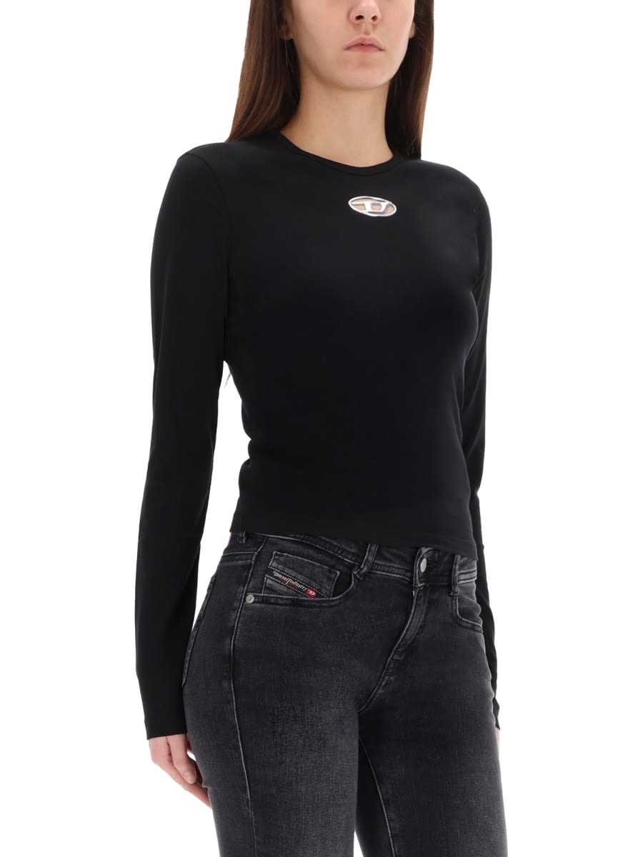 Diesel T-shirt T-uncutie-long-ls-od In Multi
