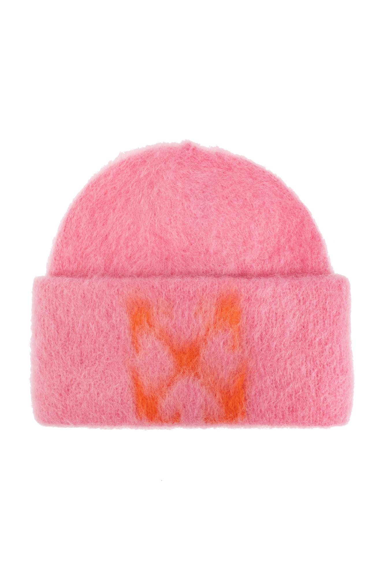 Shop Off-white Cap With Logo In Rosa