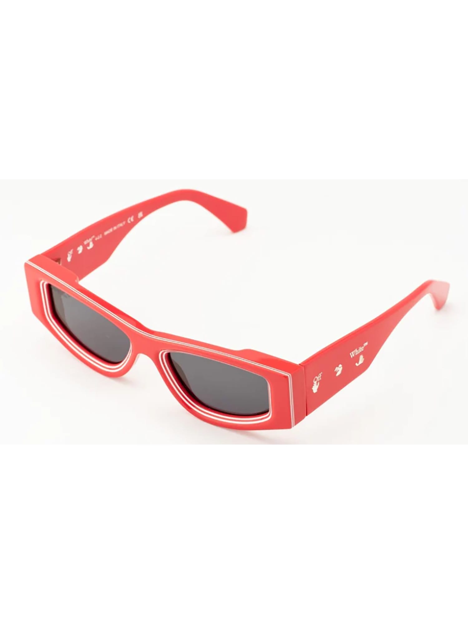 Shop Off-white Andy Sunglasses Sunglasses In Red
