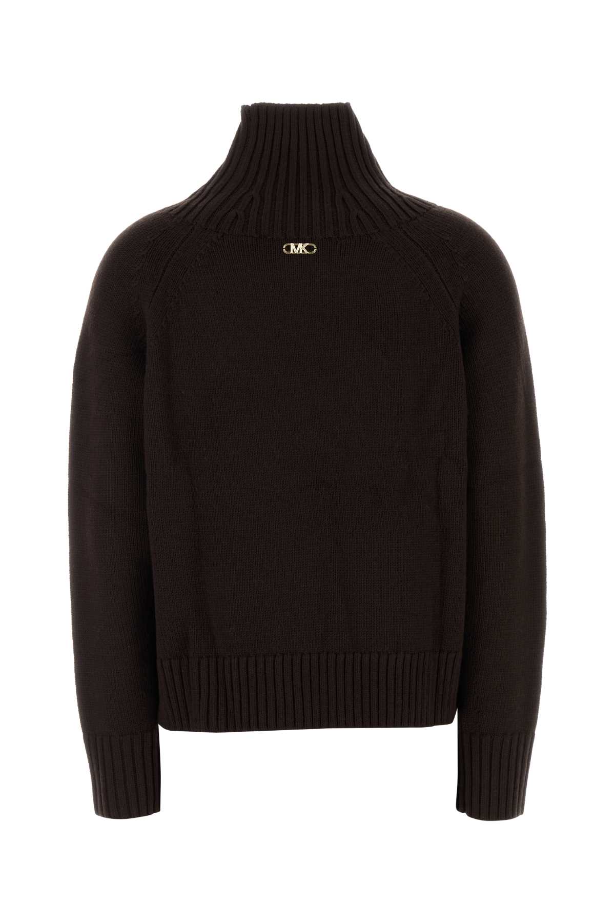 Michael Kors Dark Brown Wool Sweater In Brown