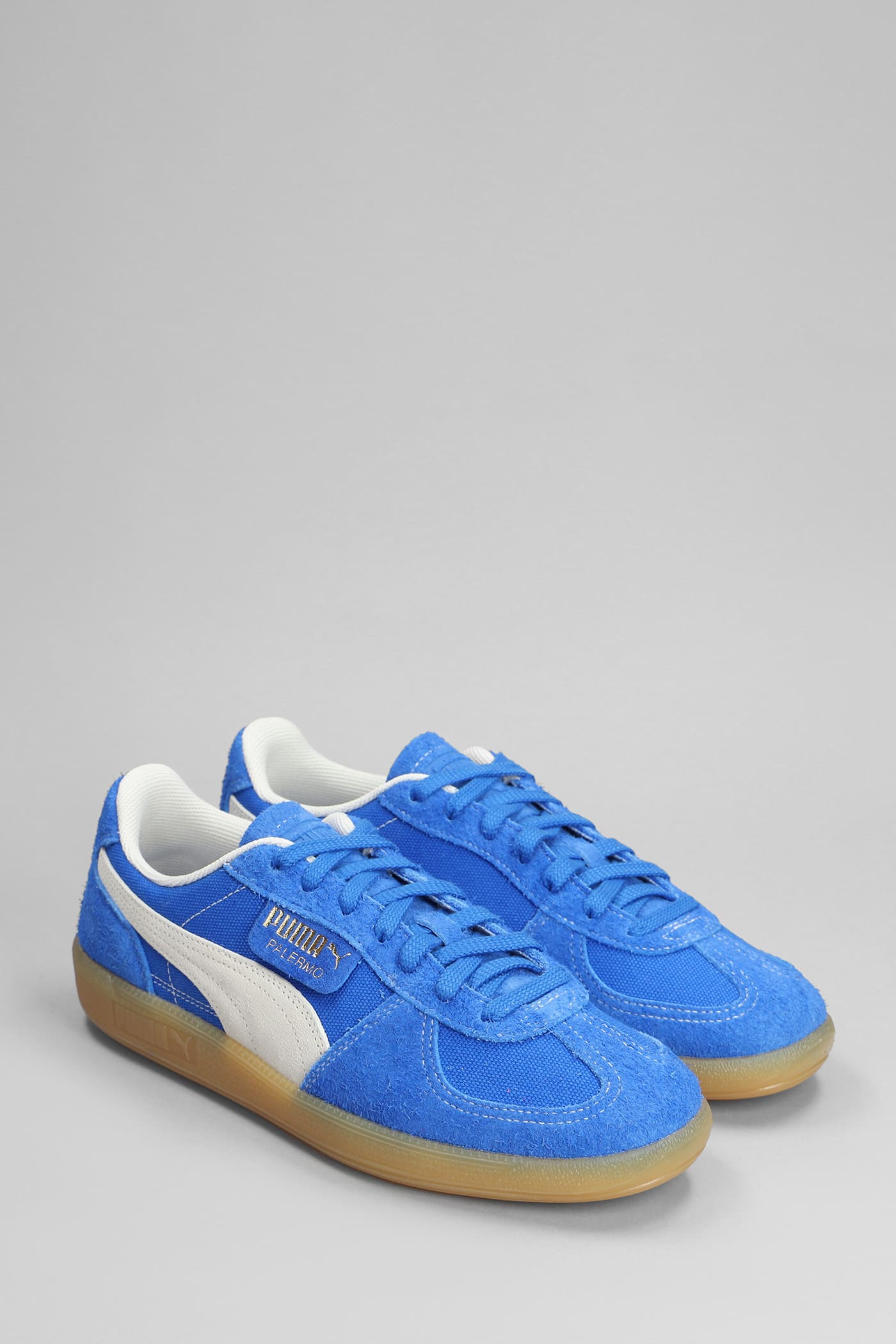 Puma Palermo Unisex Sneakers Cobalt Glaze-white In Hyperlink Blue Frosted Ivory