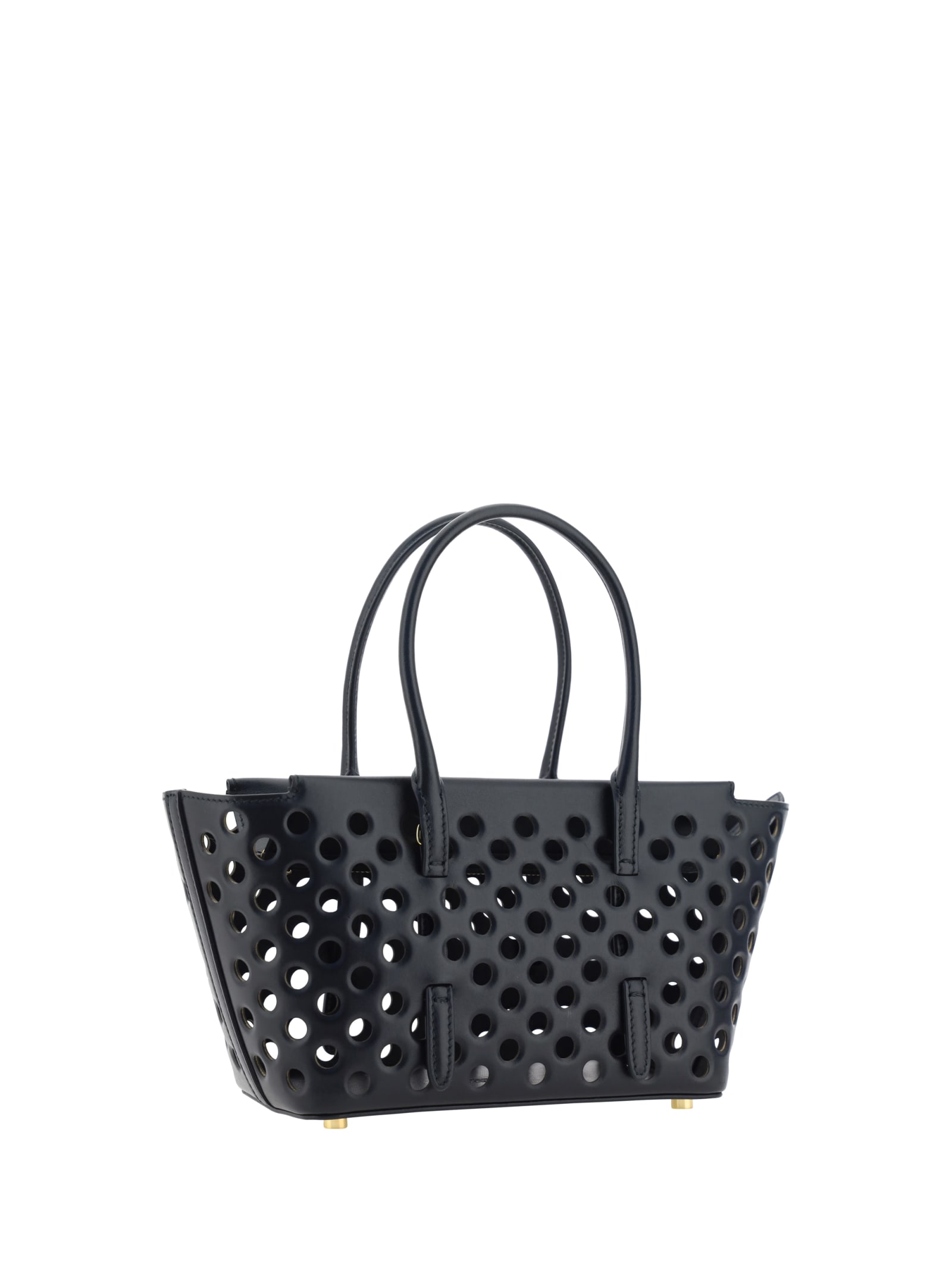 Shop Alaïa Neo Mina Shoulder Bag In Noir