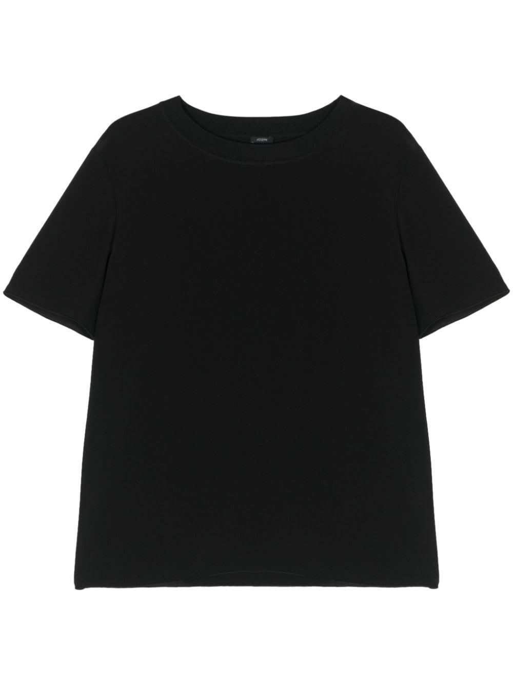 Shop Joseph Rubin Blouse Crepe De Soie In Black