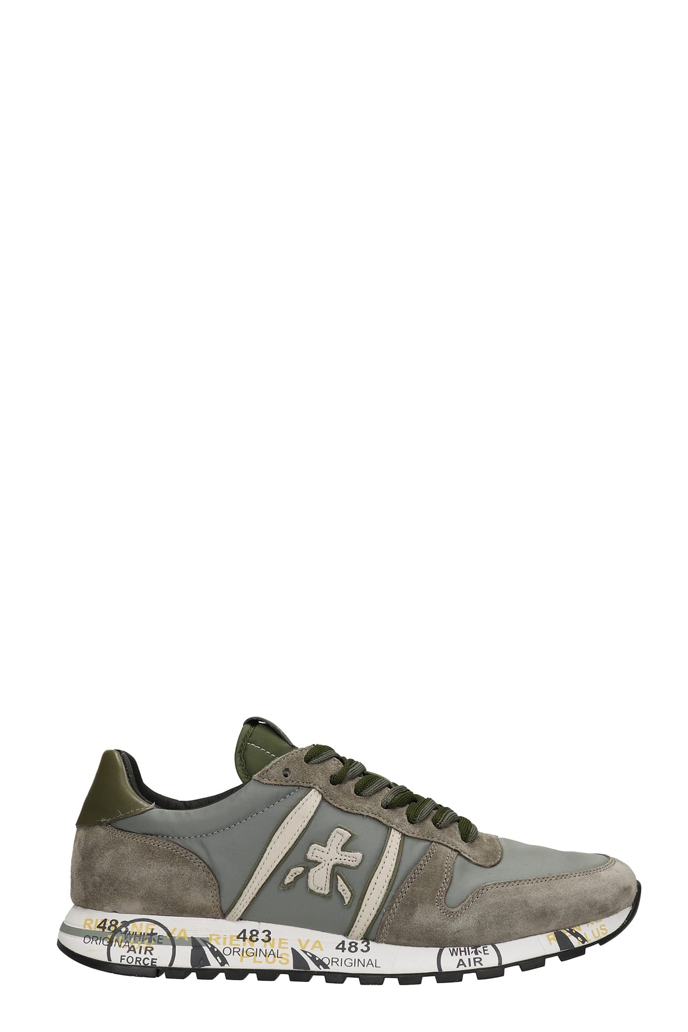 Premiata Eric Sneakers In Grey Nylon