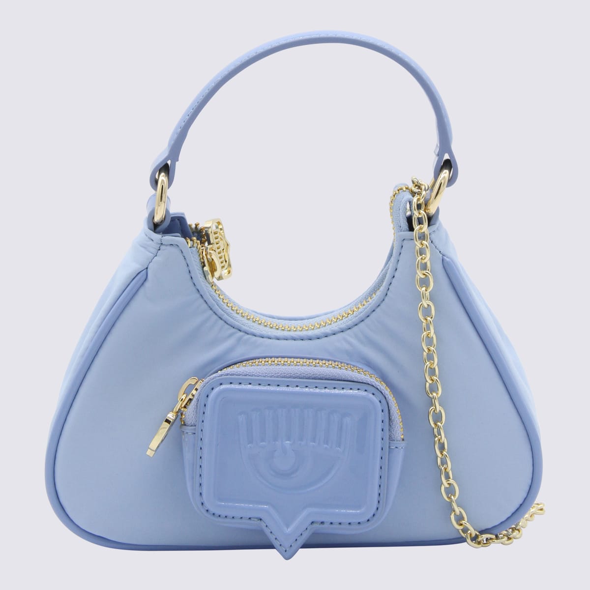 Blue Top Handle Bag
