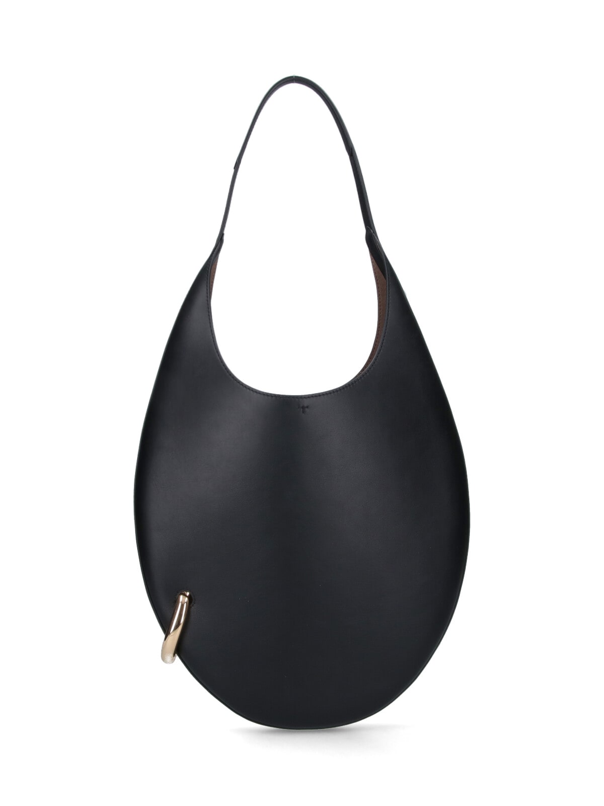Tory Burch Pierced Hobo Bag In Black
