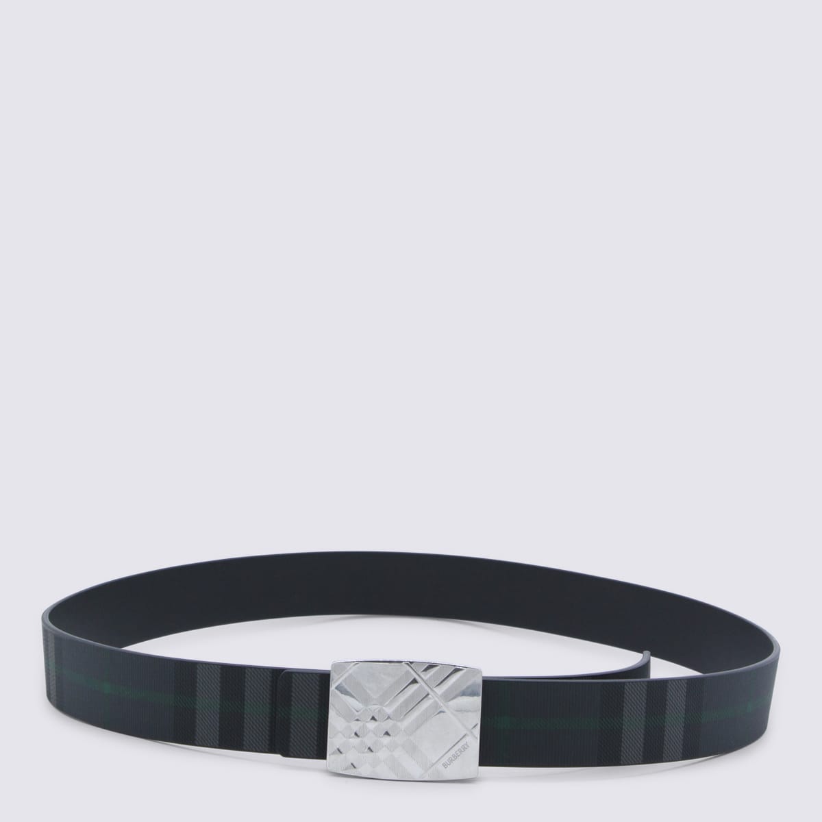 Burberry Black Leather Belt