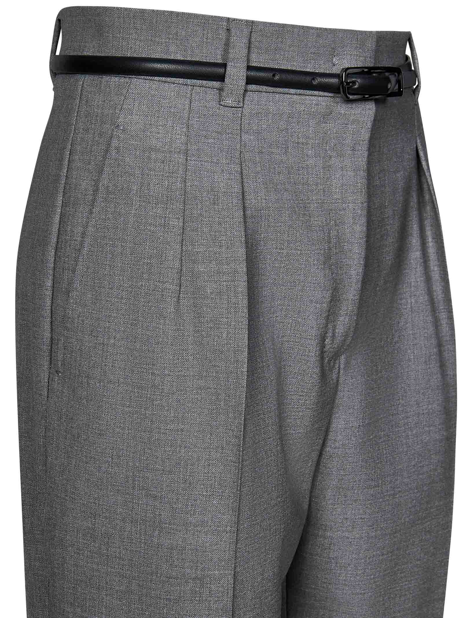 Max Mara Maxmara Studio Prosit Trousers In Grey