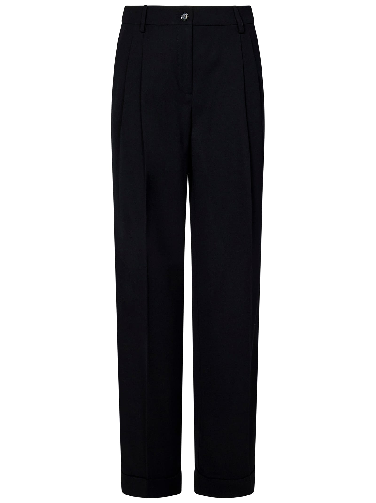 Shop Pinko Peru Trousers In Black