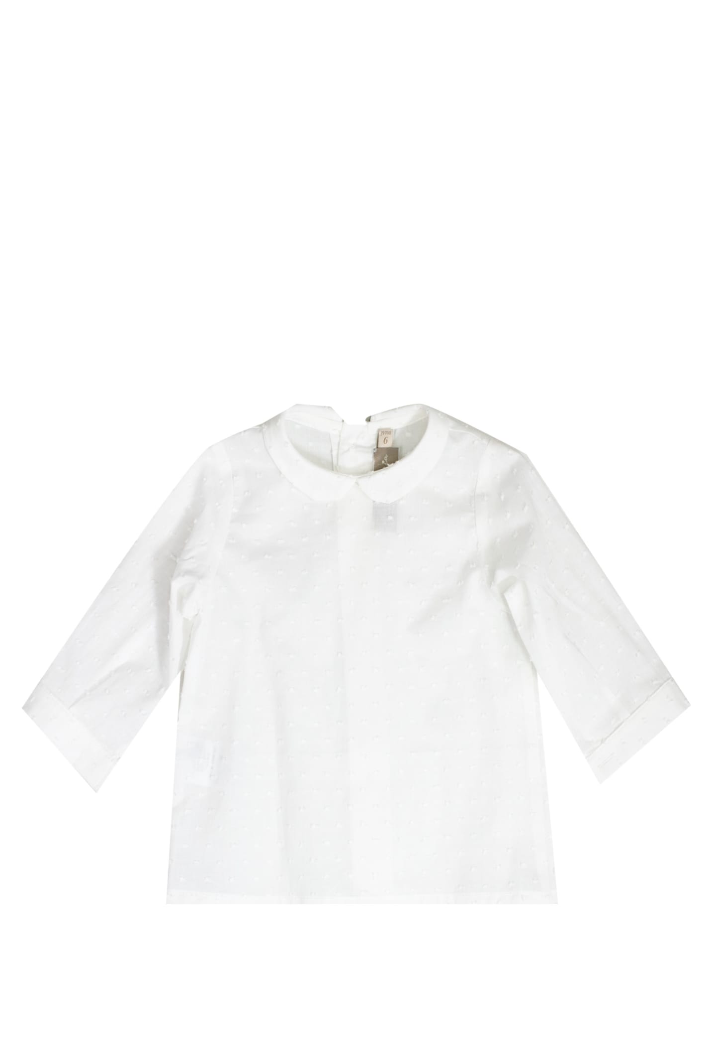 La Stupenderia Babies' Cotton Shirt In White