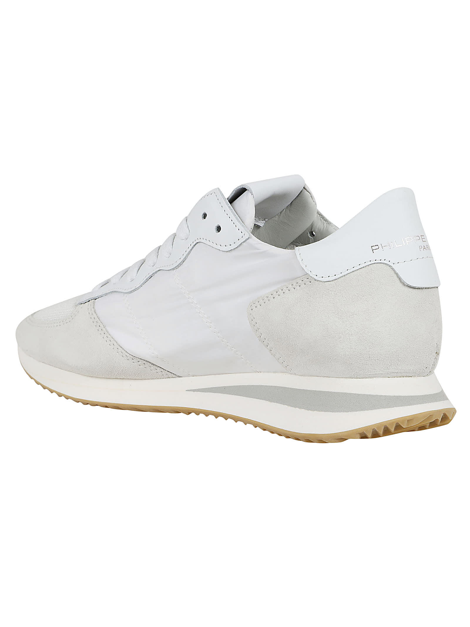 Philippe Model Tropez Panelled Low-top Sneakers In Basic M Blanc Blanc