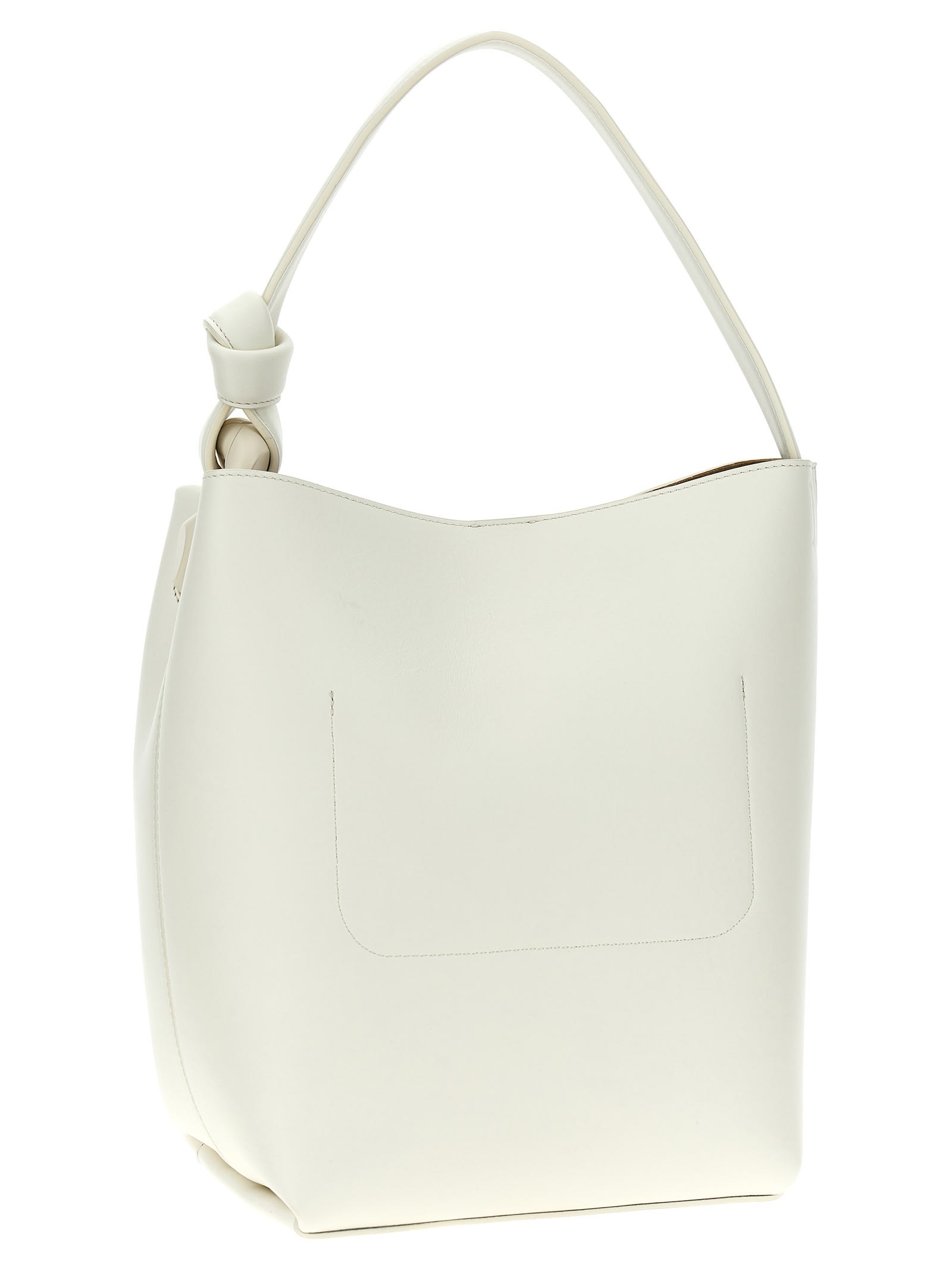 Jw Anderson J.w.anderson 'the Jwa Corner Bucket' Shopping Bag In White