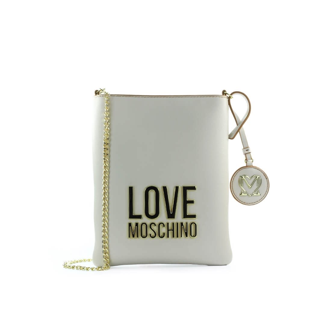 Love Moschino Bonderd Ivory Gold Crossbody Bag