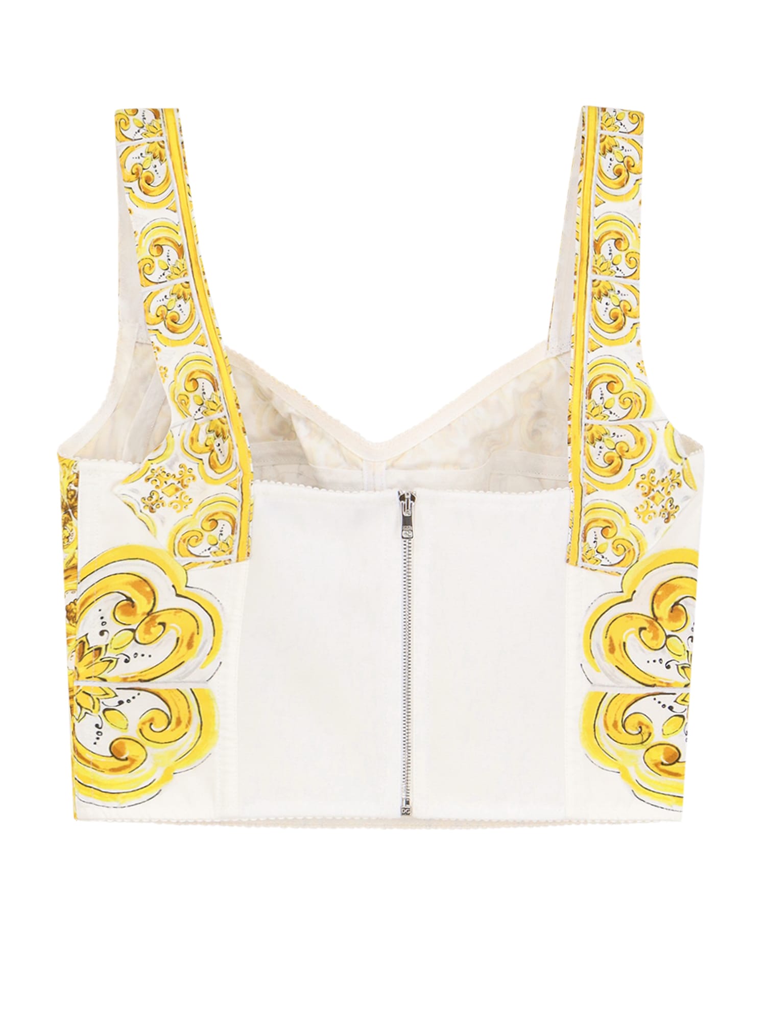 Shop Dolce & Gabbana Top In Yellow