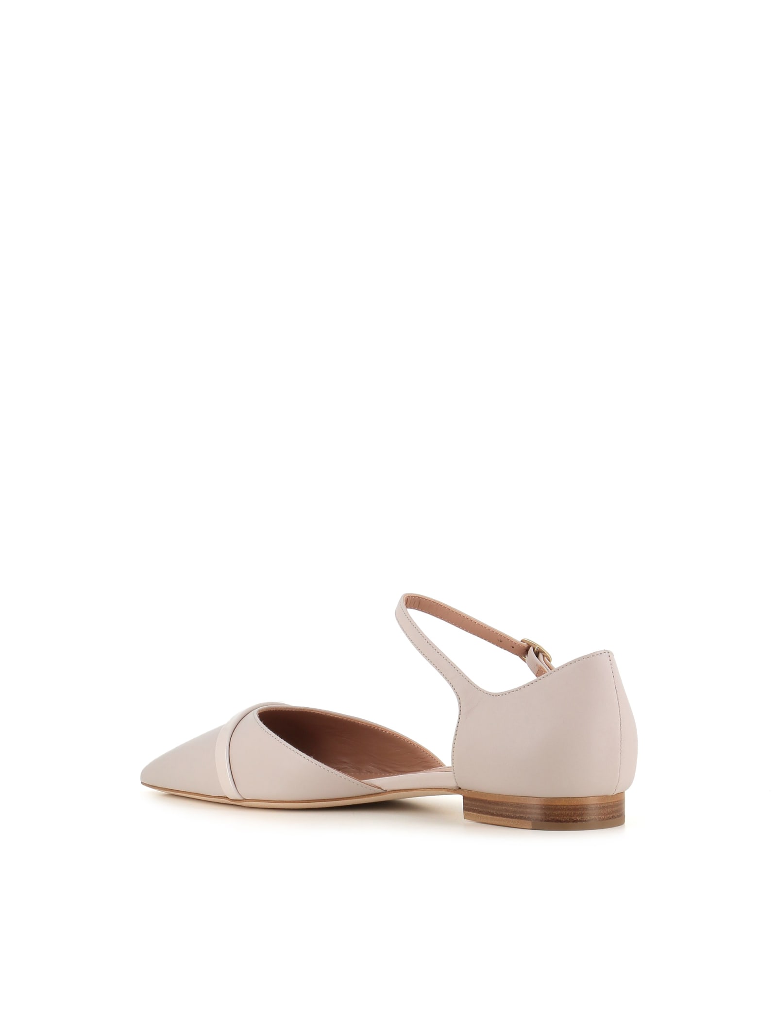 Shop Malone Souliers Ballerina Hayes 10-2 In Light Grey