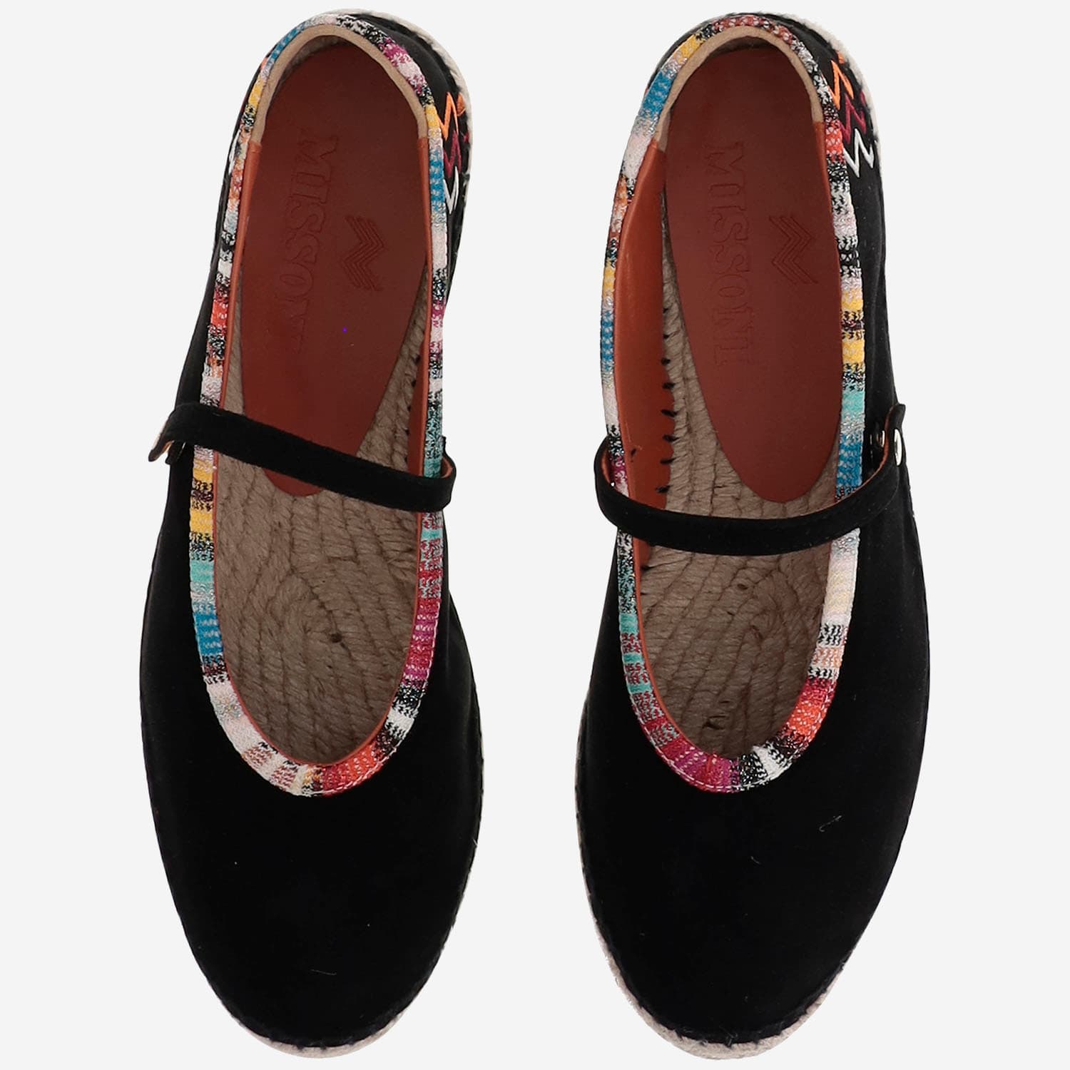 MISSONI VISCOSE-BLEND ESPADRILLES WITH ZIGZAG PATTERN