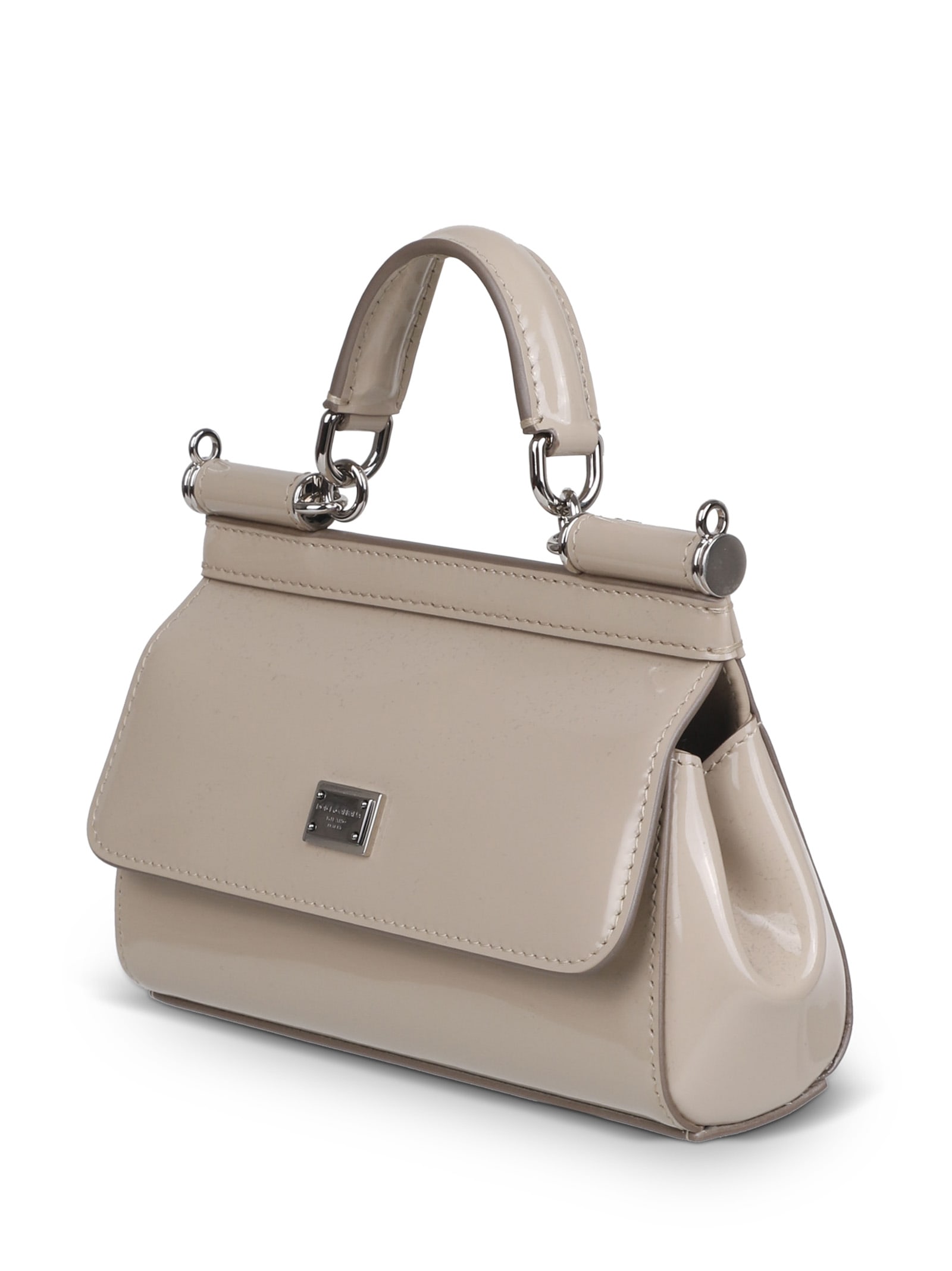 Kim Dolce & Gabbana Patent Sicily Bag