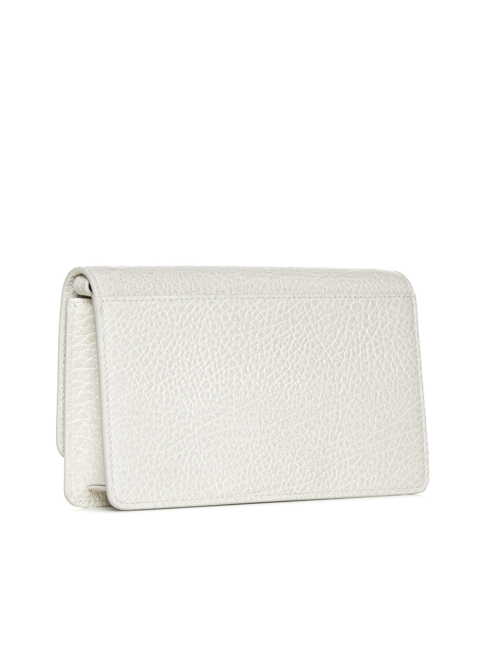 Shop Maison Margiela Wallet In Greige